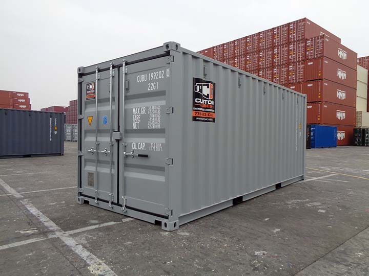 20′ New (1-trip) Shipping Container - Custom Cubes