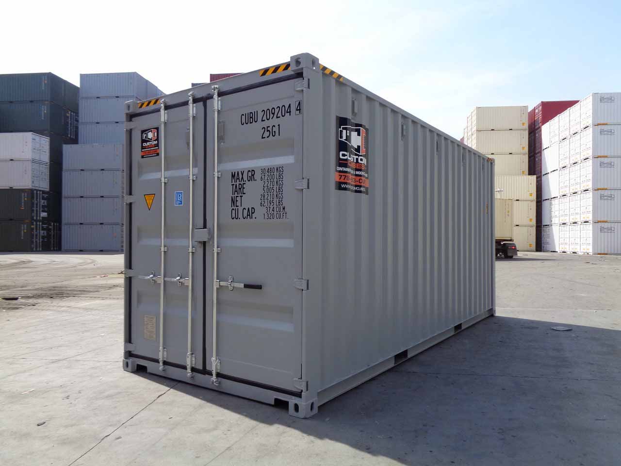 20’HC New (1-trip) Shipping Container - Custom Cubes