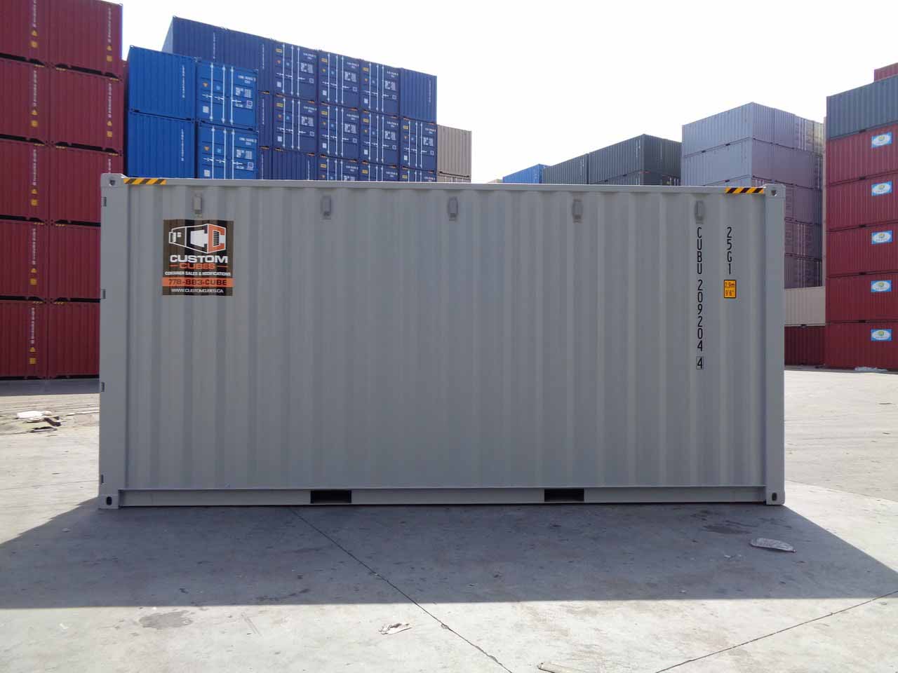 20’HC New (1-trip) Shipping Container - Custom Cubes