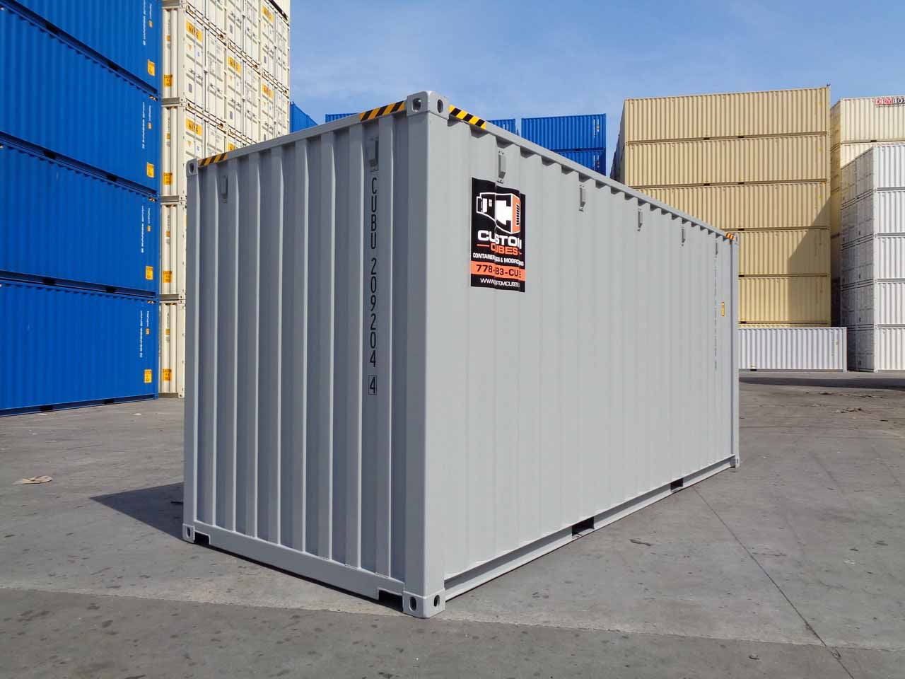 20’HC New (1-trip) Shipping Container - Custom Cubes