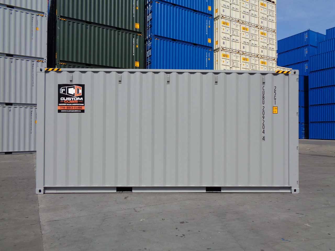 20’HC New (1-trip) Shipping Container - Custom Cubes