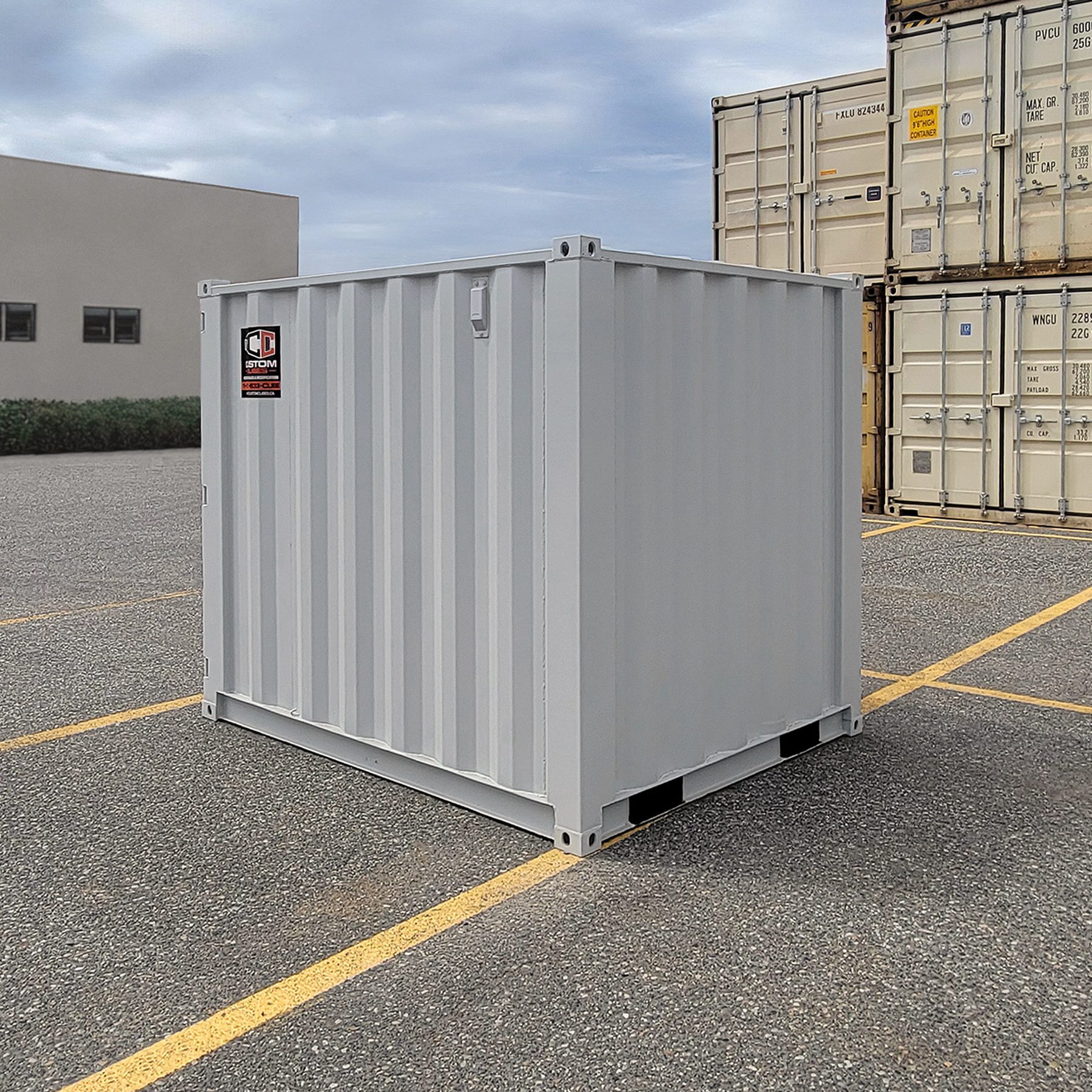 7′ “MINI CUBE” New Shipping Container - Custom Cubes