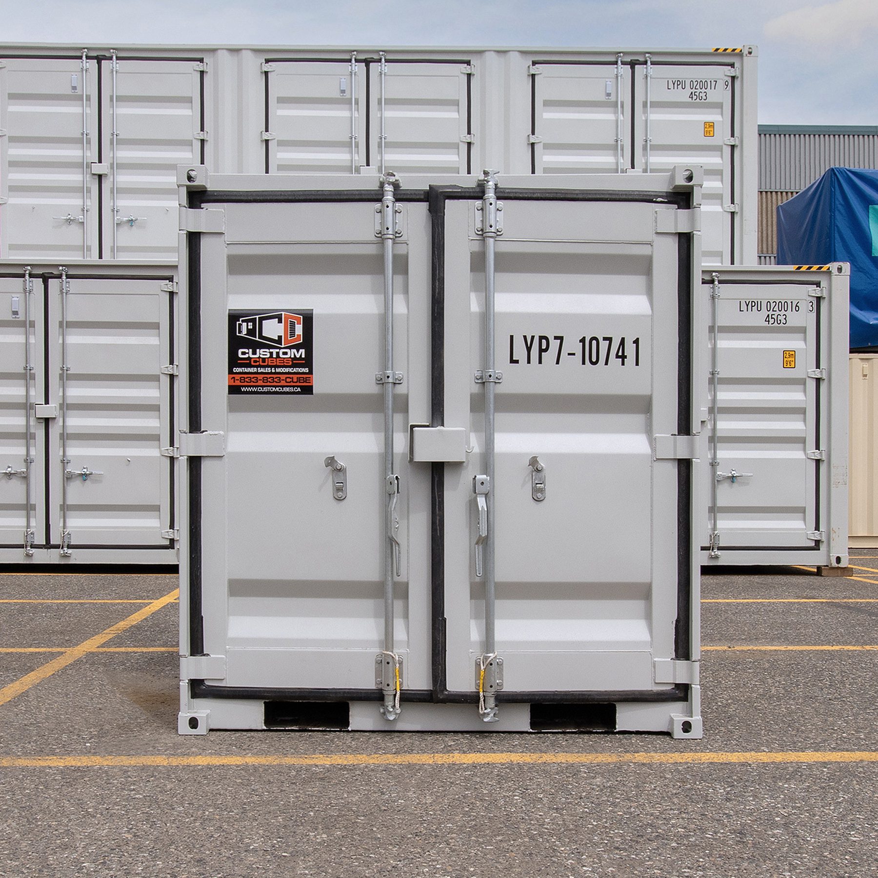 7′ “MINI CUBE” New Shipping Container - Custom Cubes