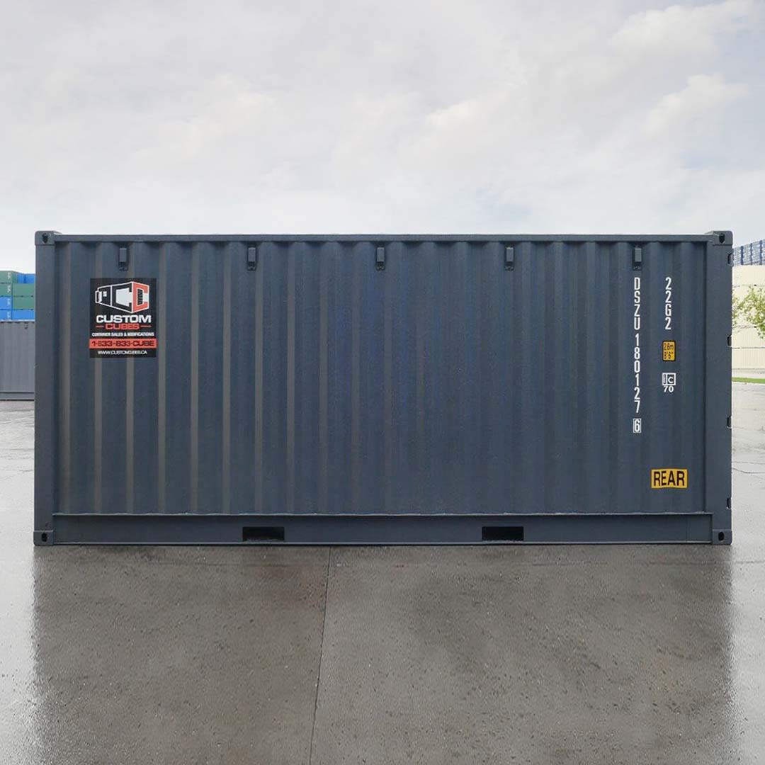 20’ New (1-trip) “Openside” Shipping Container - Custom Cubes
