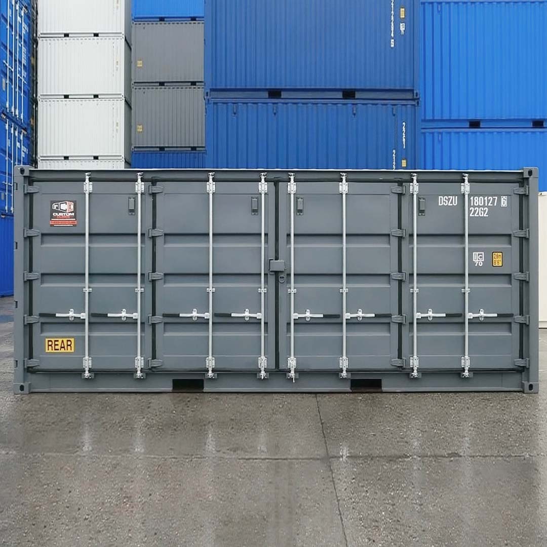 20’ New (1-trip) “Openside” Shipping Container - Custom Cubes