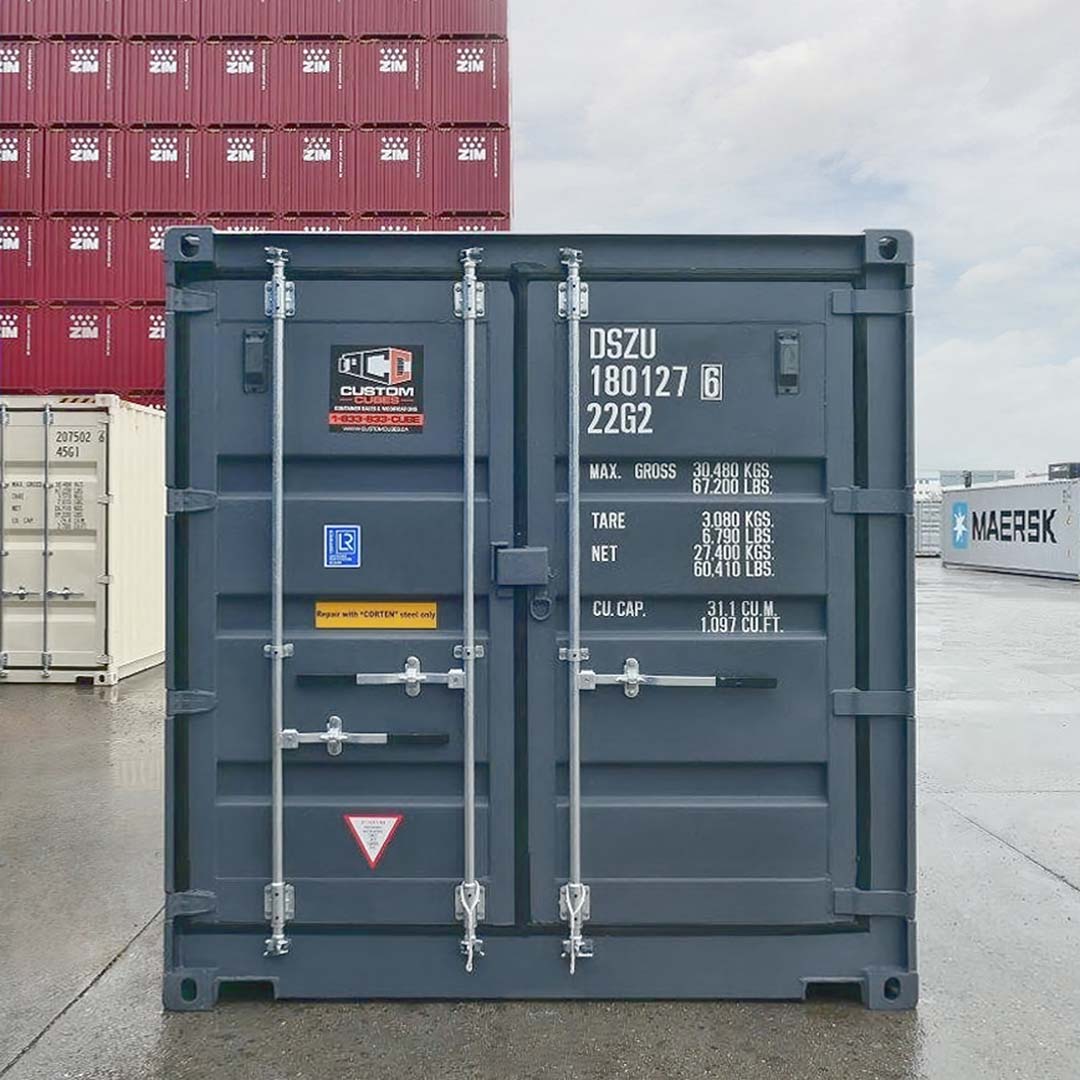 20’ New (1-trip) “Openside” Shipping Container - Custom Cubes