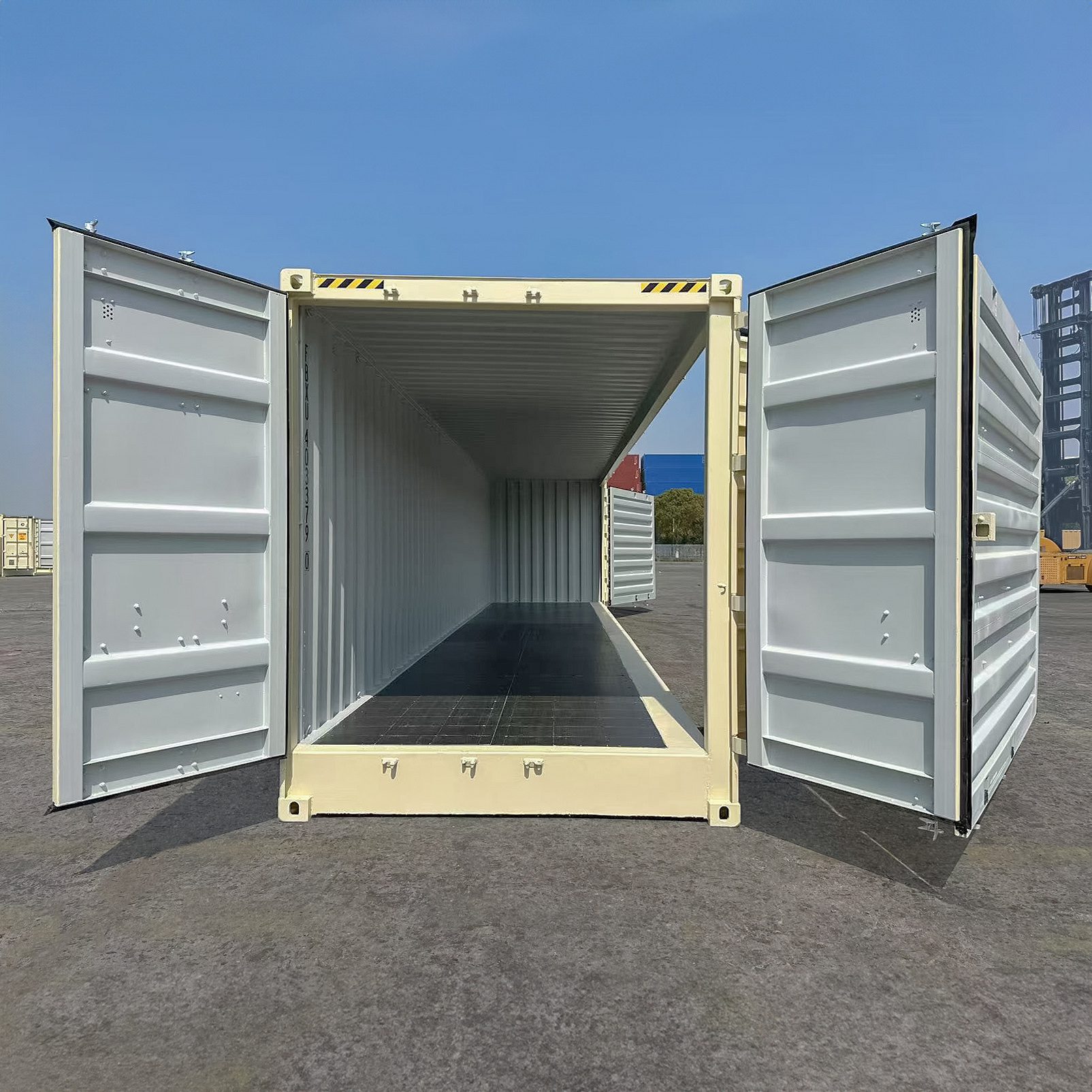 40’HC New (1-trip) “Openside” Shipping Container - Custom Cubes