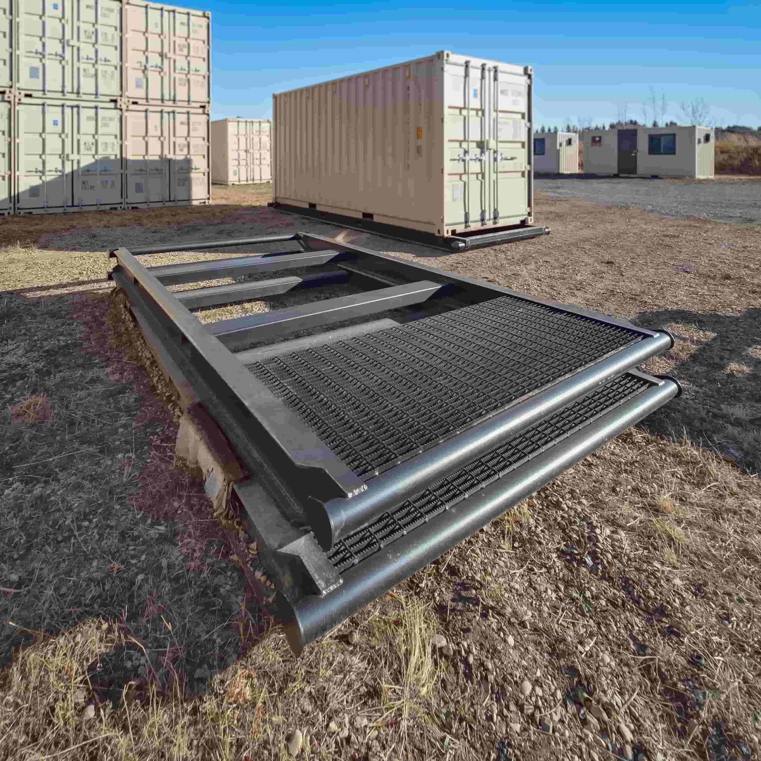 10’ Grated “Weld On” Skid - Custom Cubes