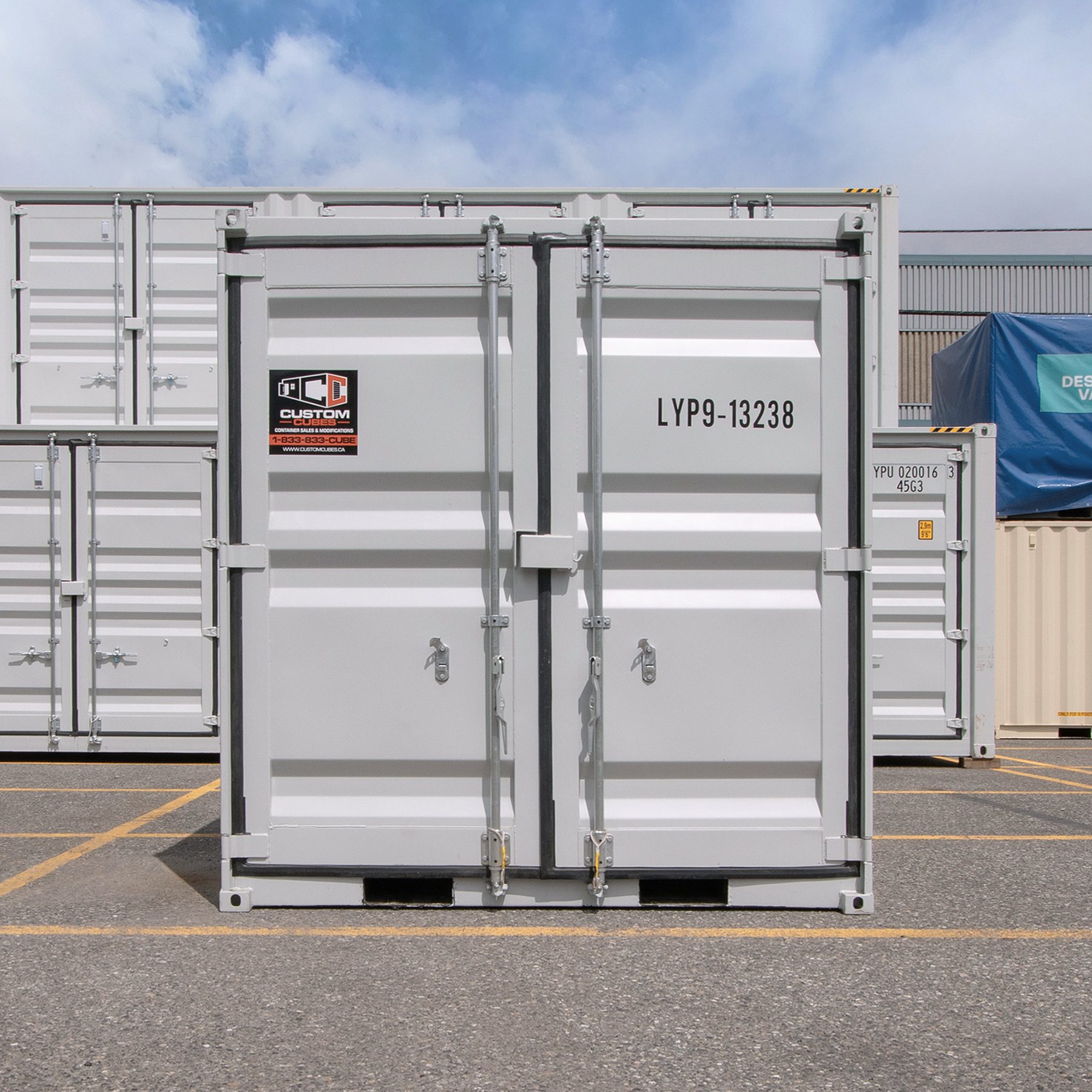 9’ “MINI CUBE“ New Shipping Container - Custom Cubes