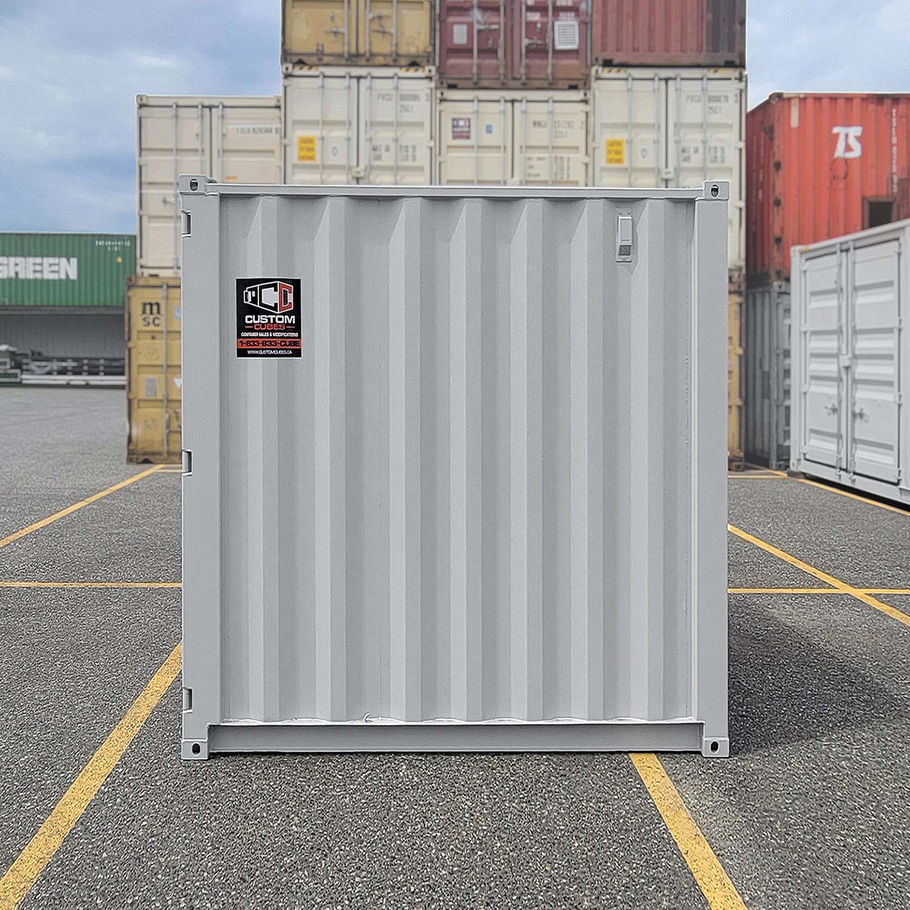 8’ “MINI CUBE” New Shipping Container - Custom Cubes
