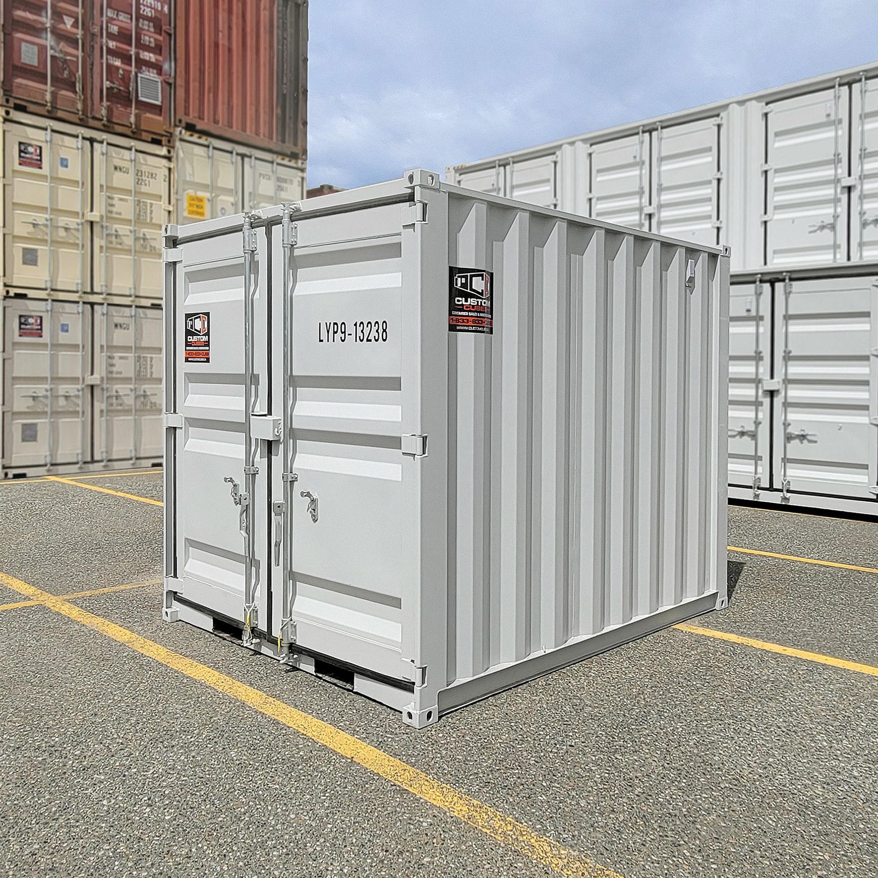 9’ “MINI CUBE“ New Shipping Container - Custom Cubes