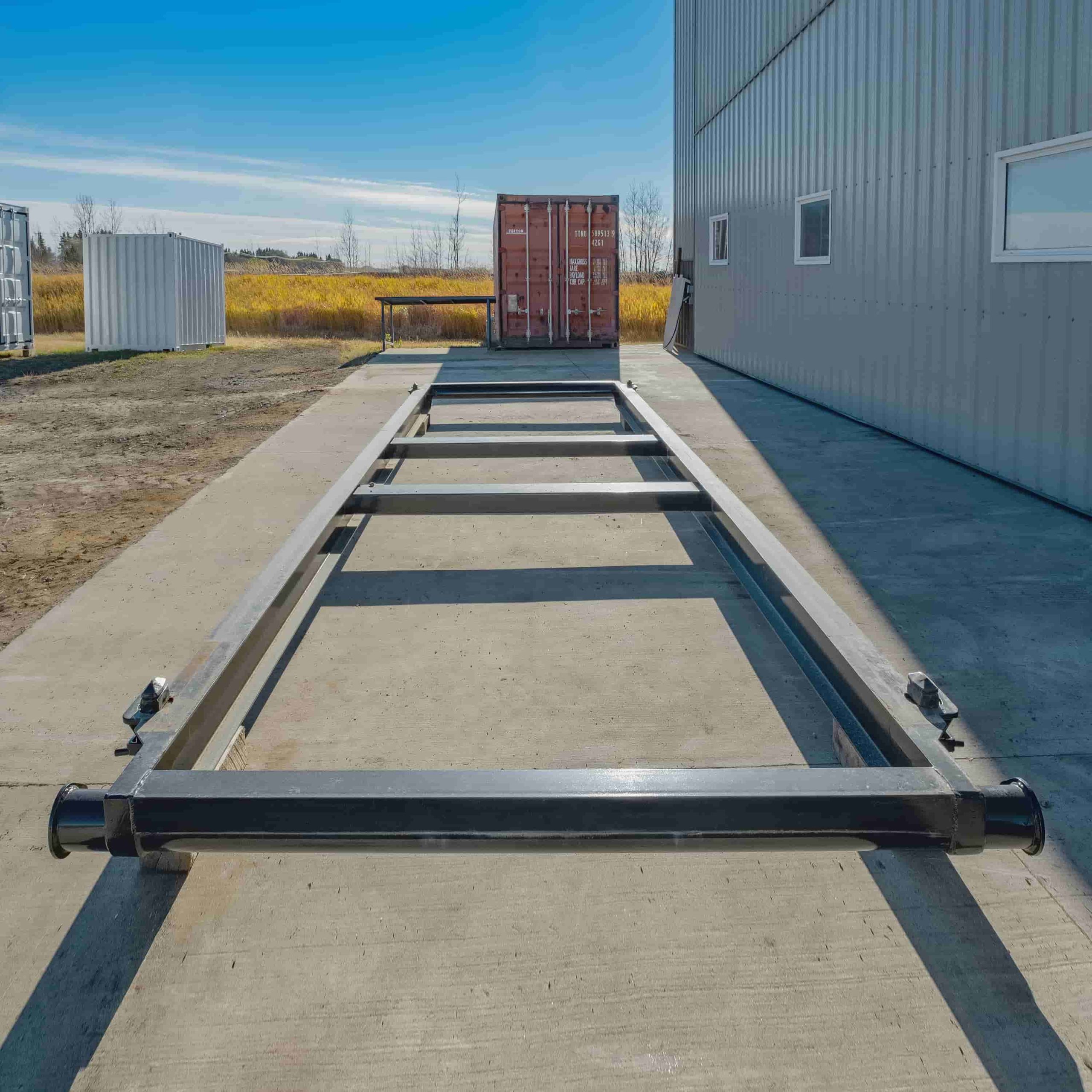 20’ Skid w/ Twist locks “Non Grated” - Custom Cubes