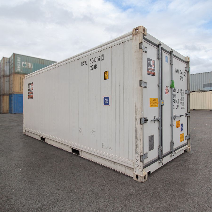 20’ New (1-trip) Refrigerated Container (Working Reefer) - Custom Cubes
