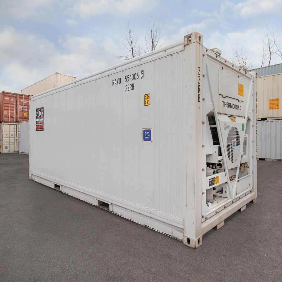 20’ New (1-trip) Refrigerated Container (Working Reefer) - Custom Cubes