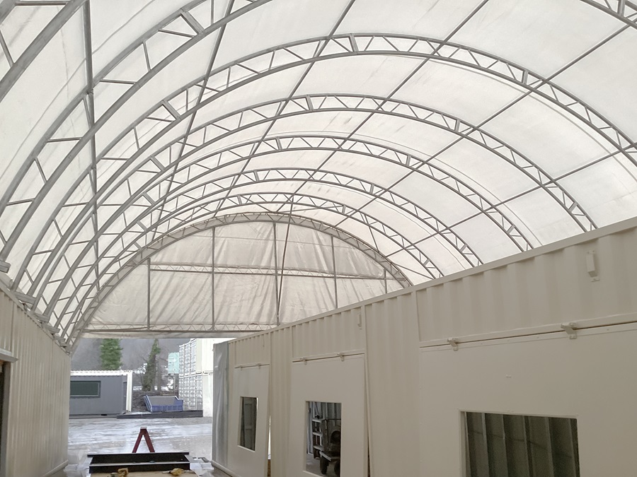 40’ x 60’ Container Shelter - Custom Cubes