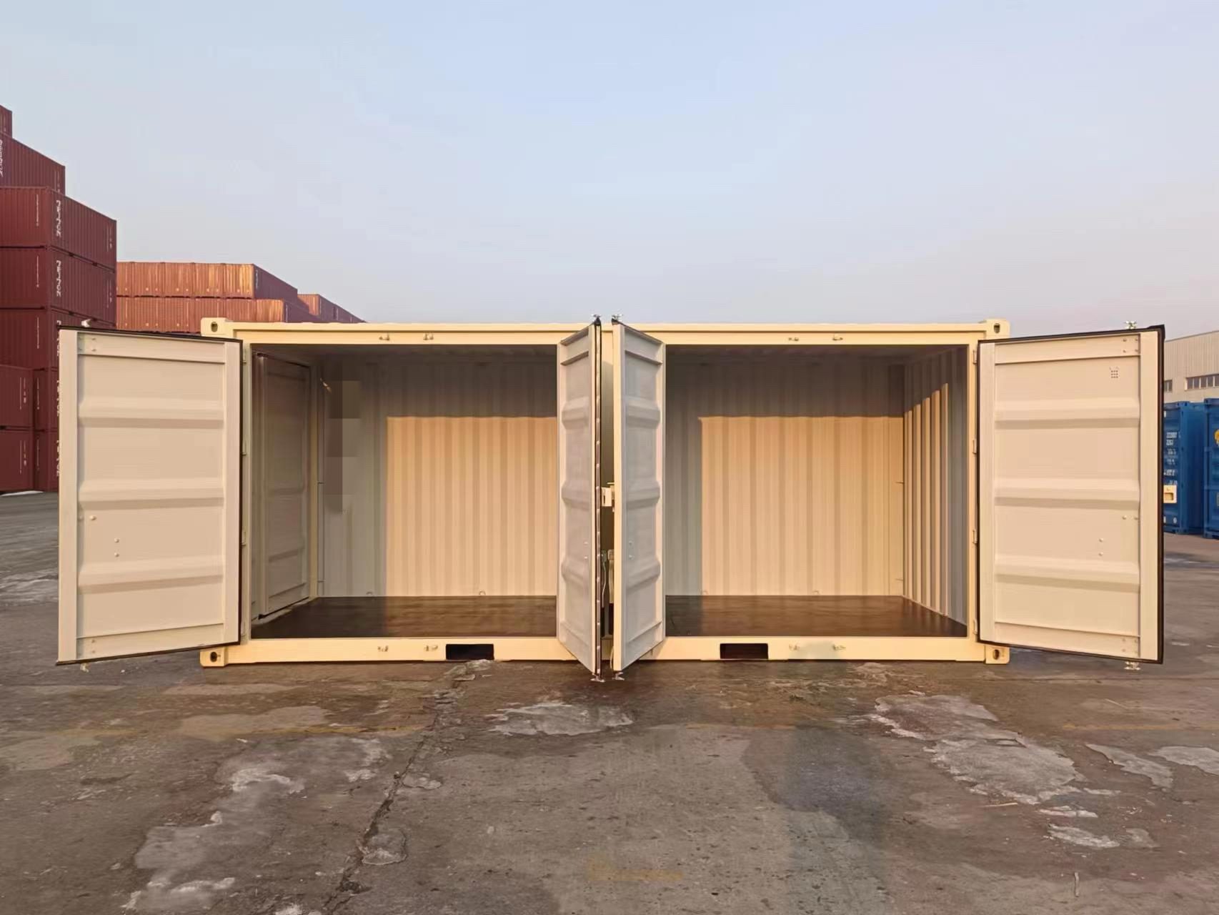 20’ New (1-trip) “Openside” 2 x side doors - Custom Cubes
