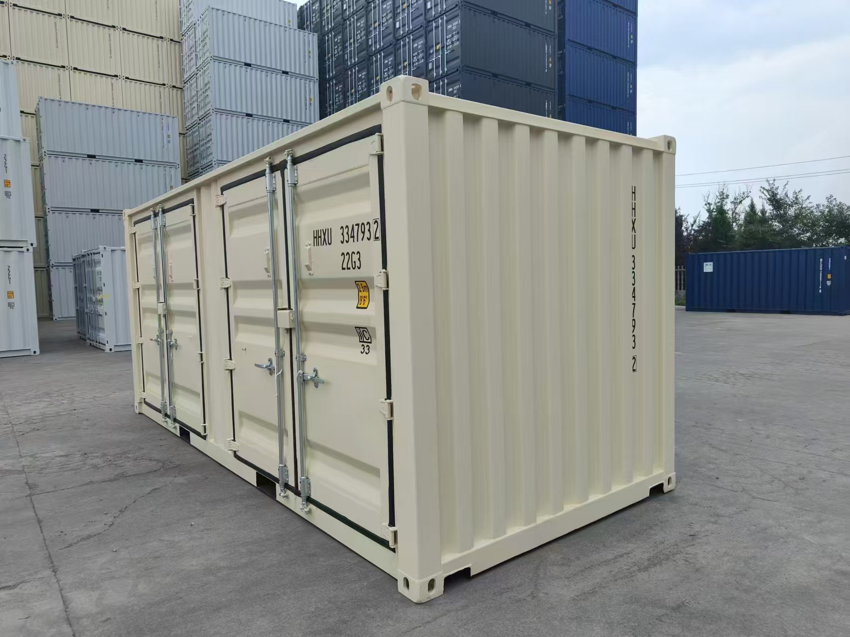 20’ New (1-trip) “Openside” 2 x side doors - Custom Cubes