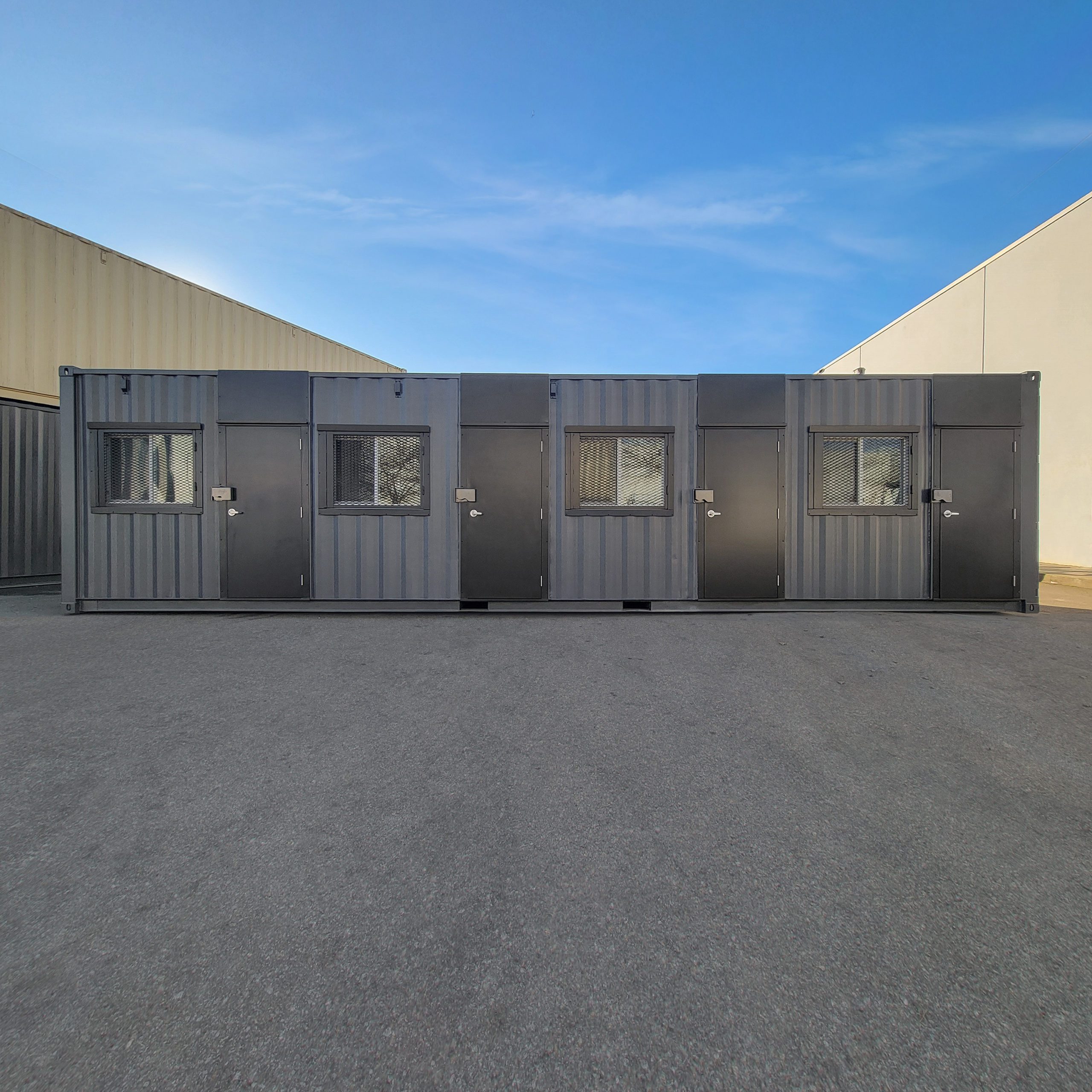 40’HC Multi Office (4 Units) - Custom Cubes