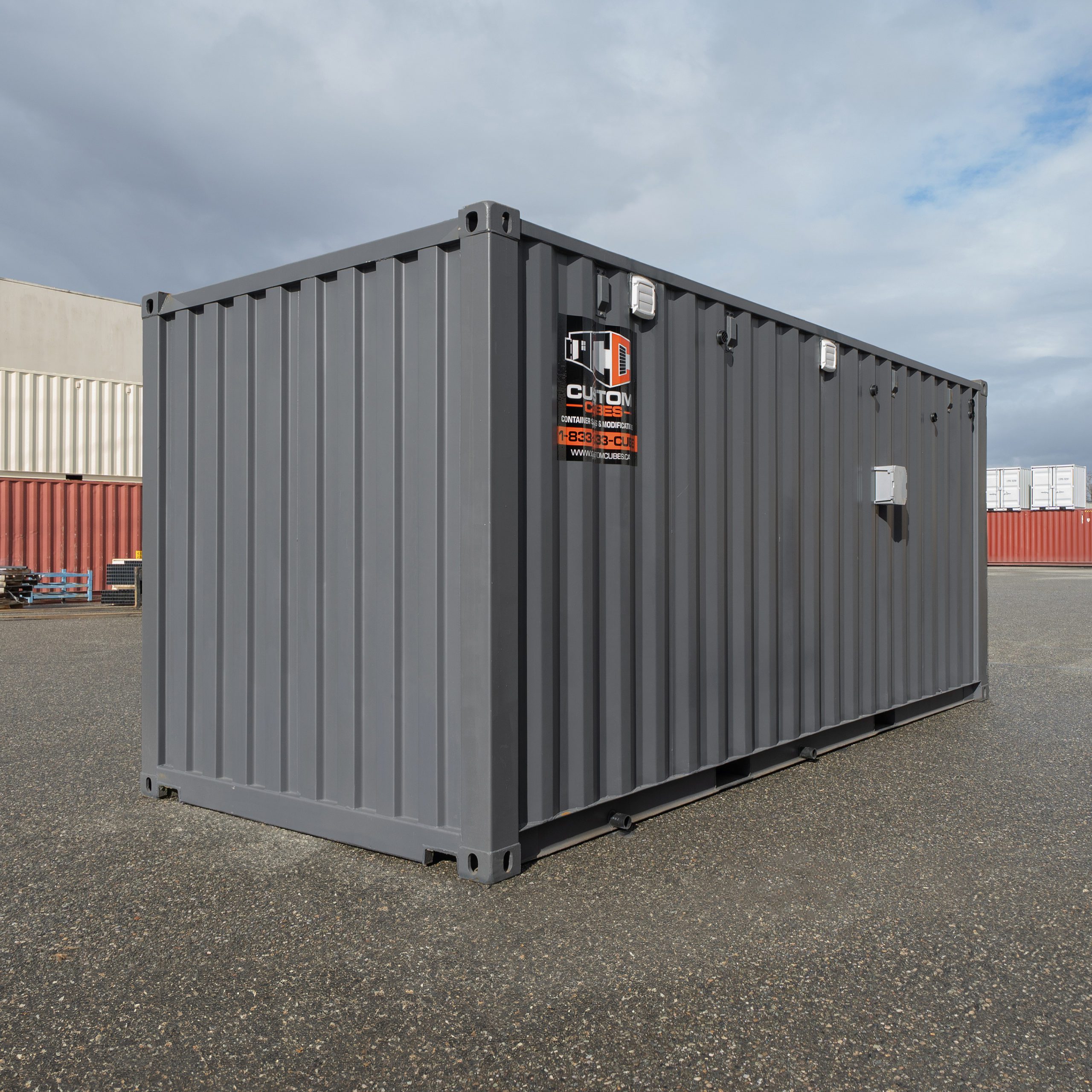 20’ Two Stall Washroom – Self Contained - Custom Cubes