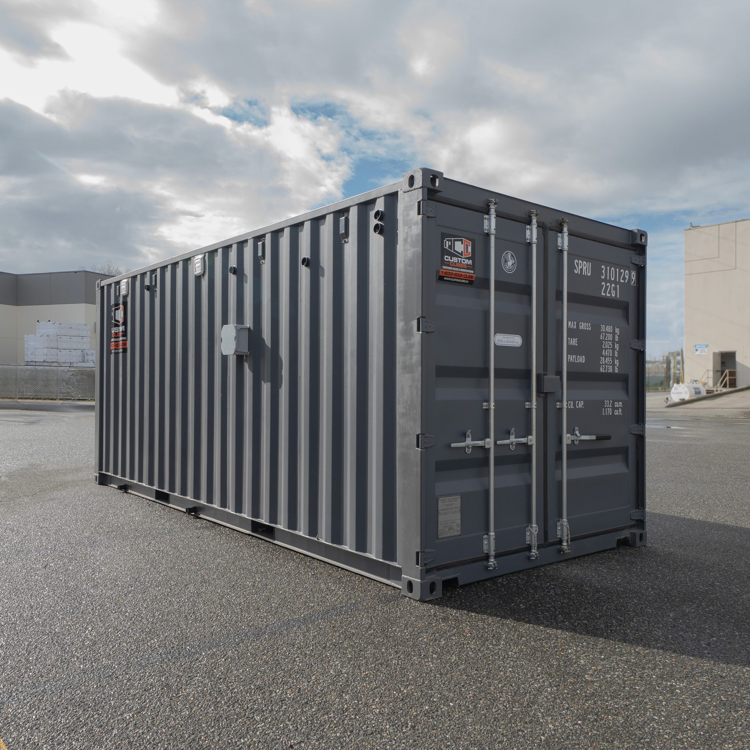 20’ Two Stall Washroom – Self Contained - Custom Cubes