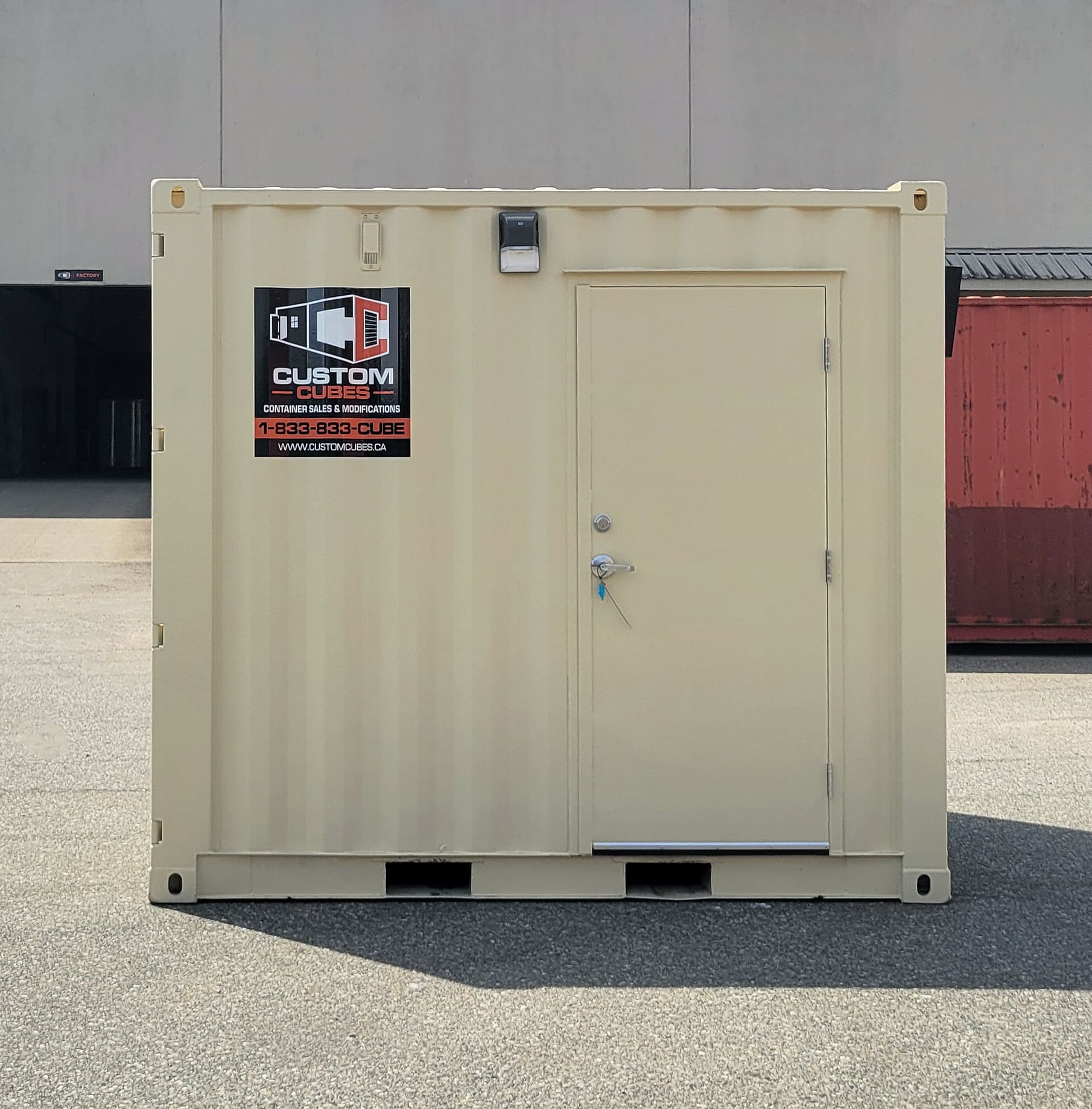10’ Accessible Single Stall Washroom – Service Connected - Custom Cubes