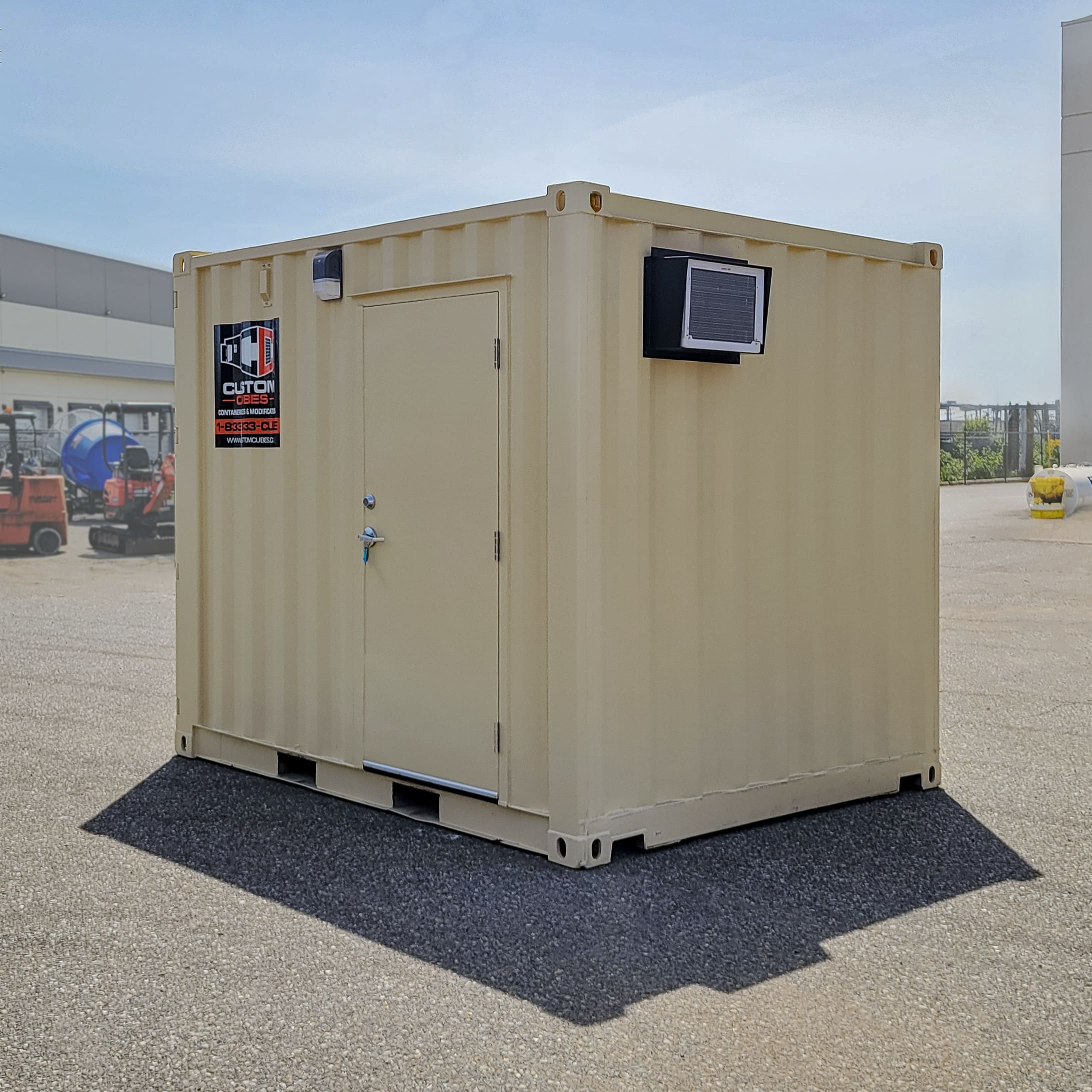10’ Accessible Single Stall Washroom – Service Connected - Custom Cubes