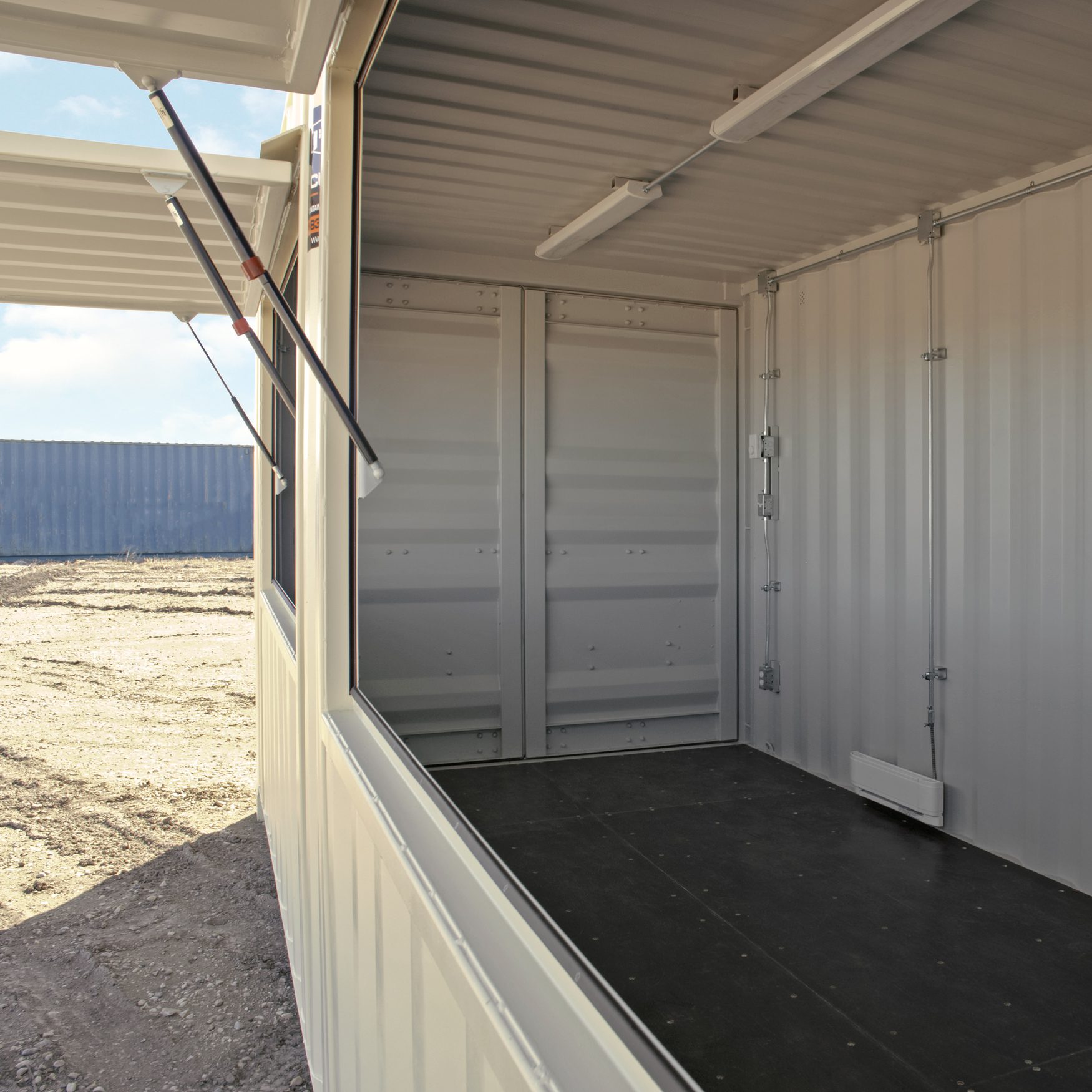 20’ Flip-Up Farm Kiosk - Custom Cubes