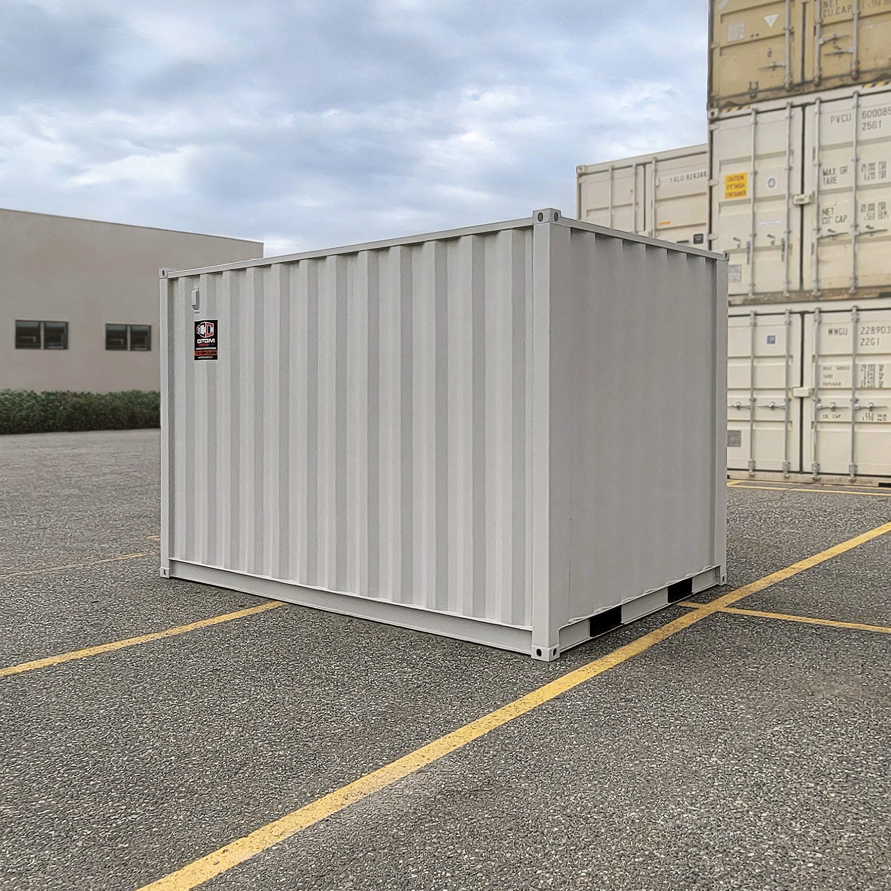 12’ “MINI CUBE” New Container w/ Roll up - Custom Cubes