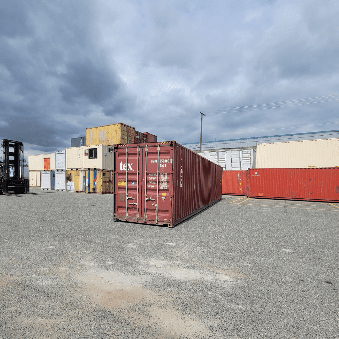 40’HC Used Container with Floor DMG - Custom Cubes