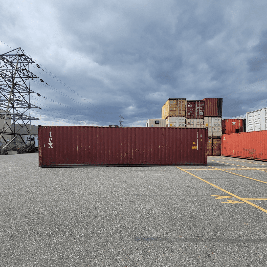 40’HC Used Container with Floor DMG - Custom Cubes