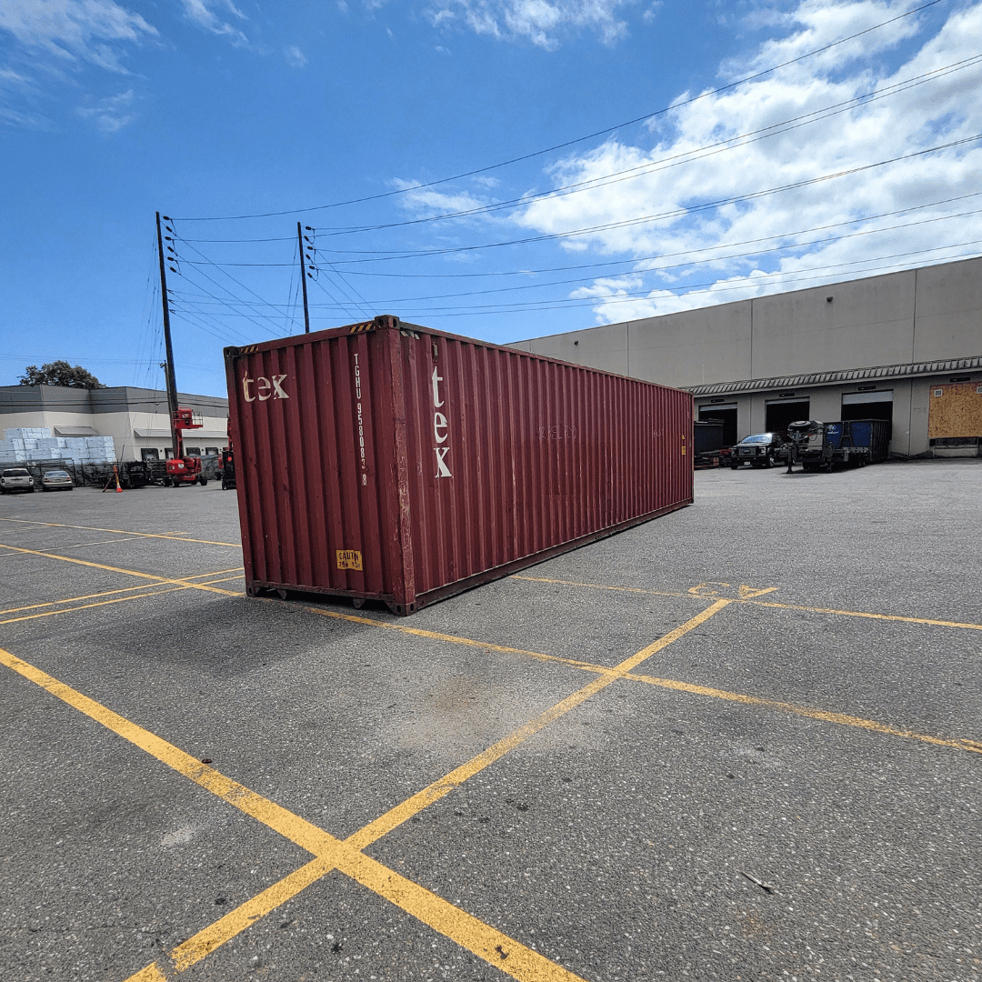 40’HC Used Container with Floor DMG - Custom Cubes