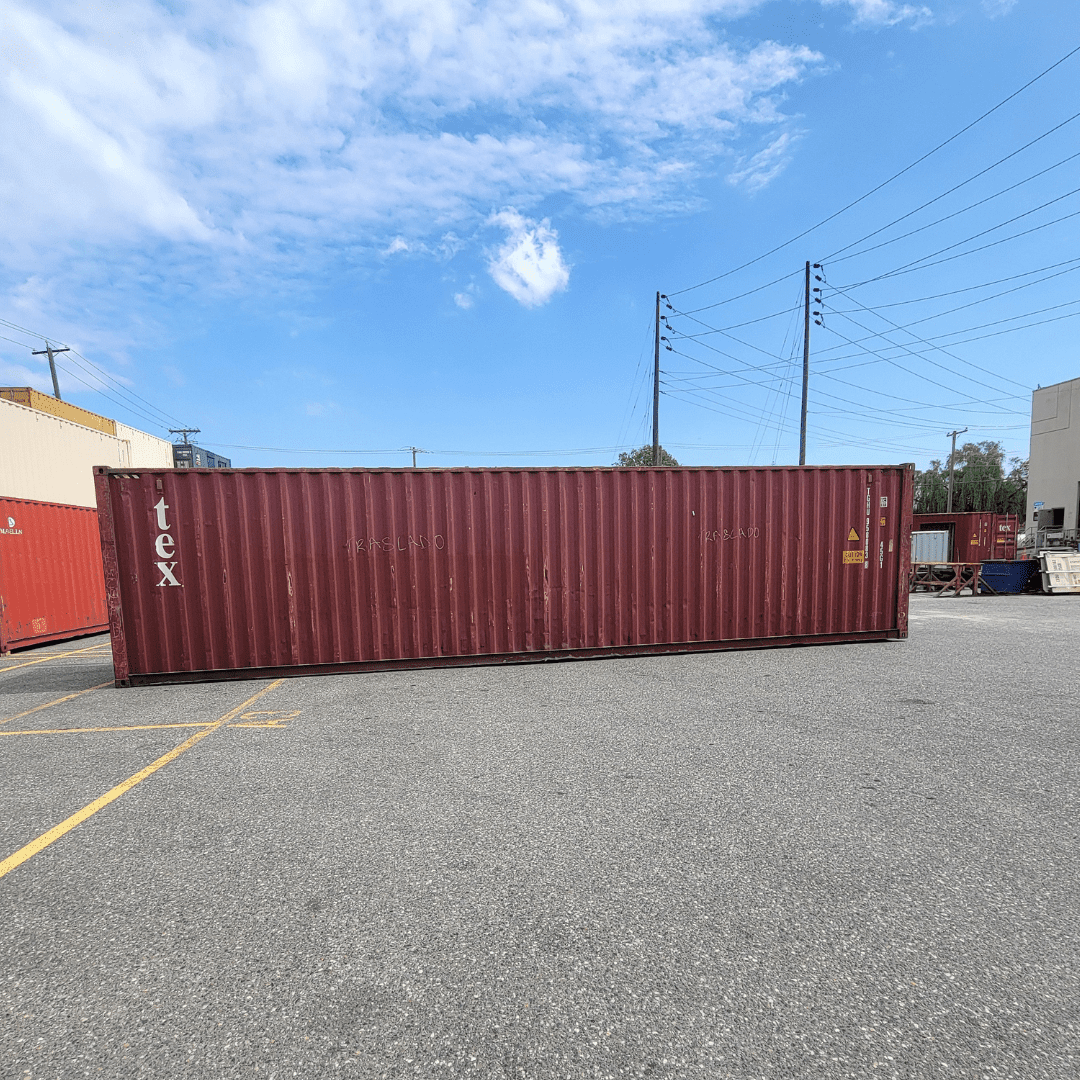 40’HC Used Container with Floor DMG - Custom Cubes