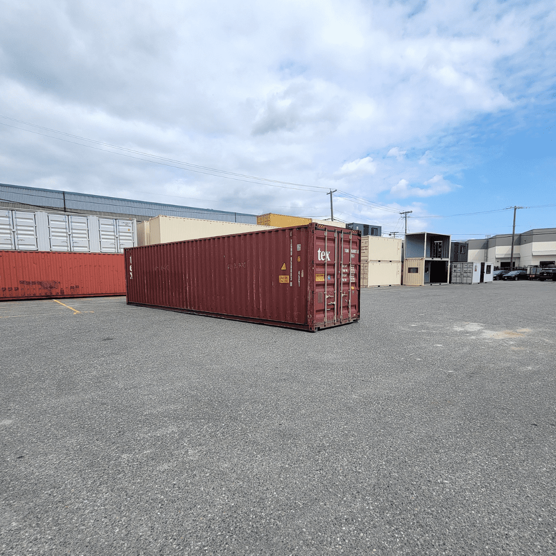 40’HC Used Container with Floor DMG - Custom Cubes