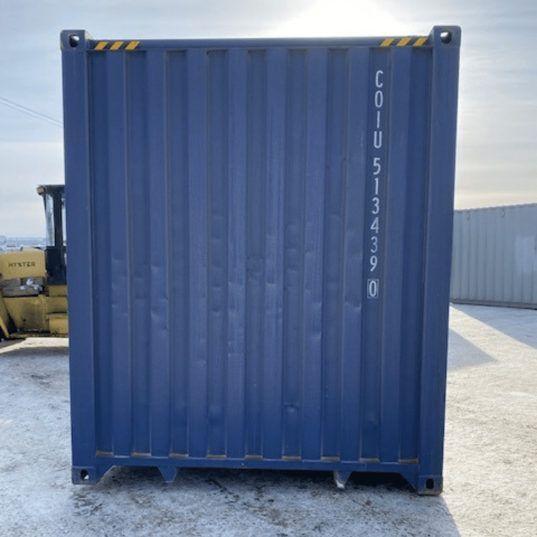 40’HC Multi trip Shipping Container – Blue - Custom Cubes