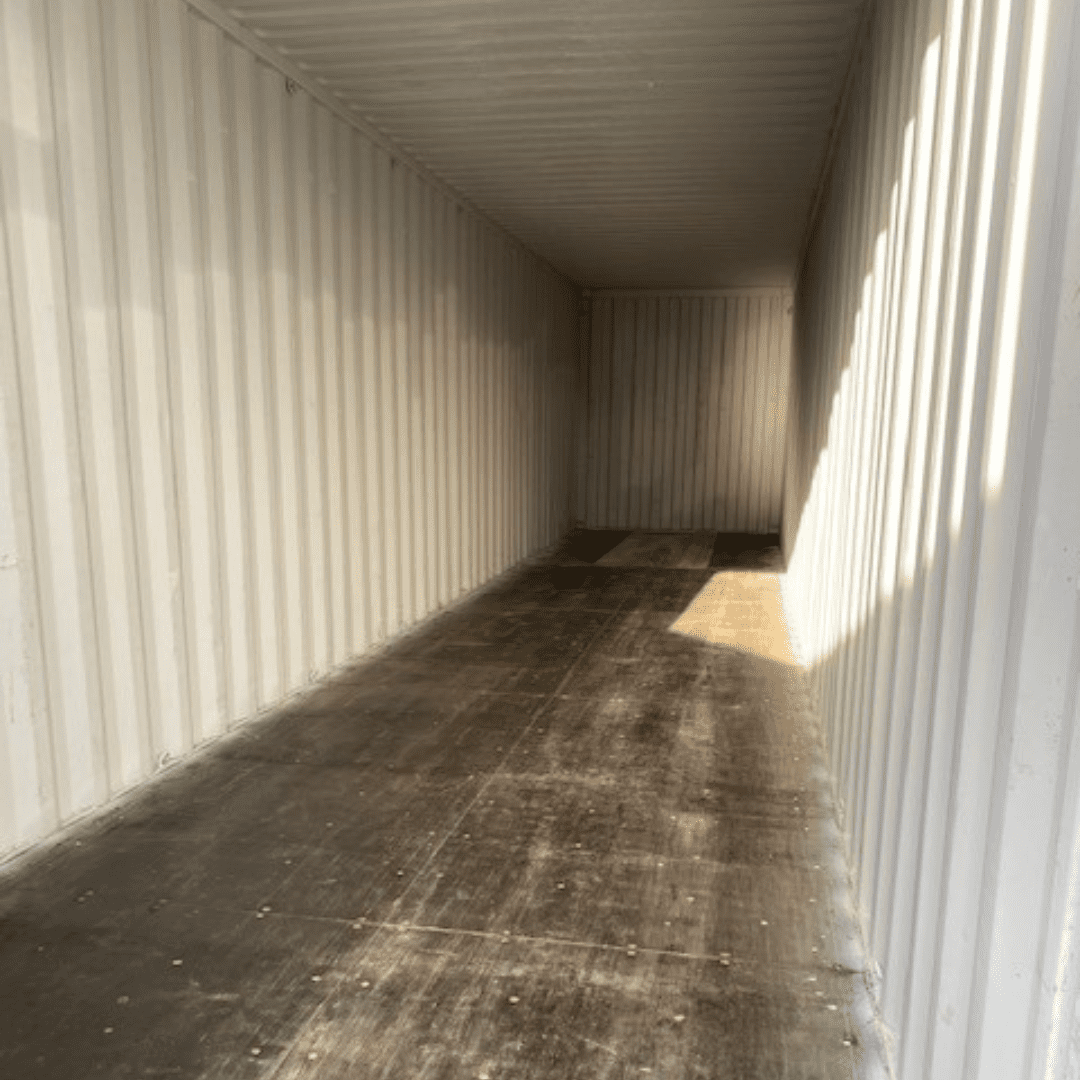 40’HC Multi trip Shipping Container – Blue - Custom Cubes