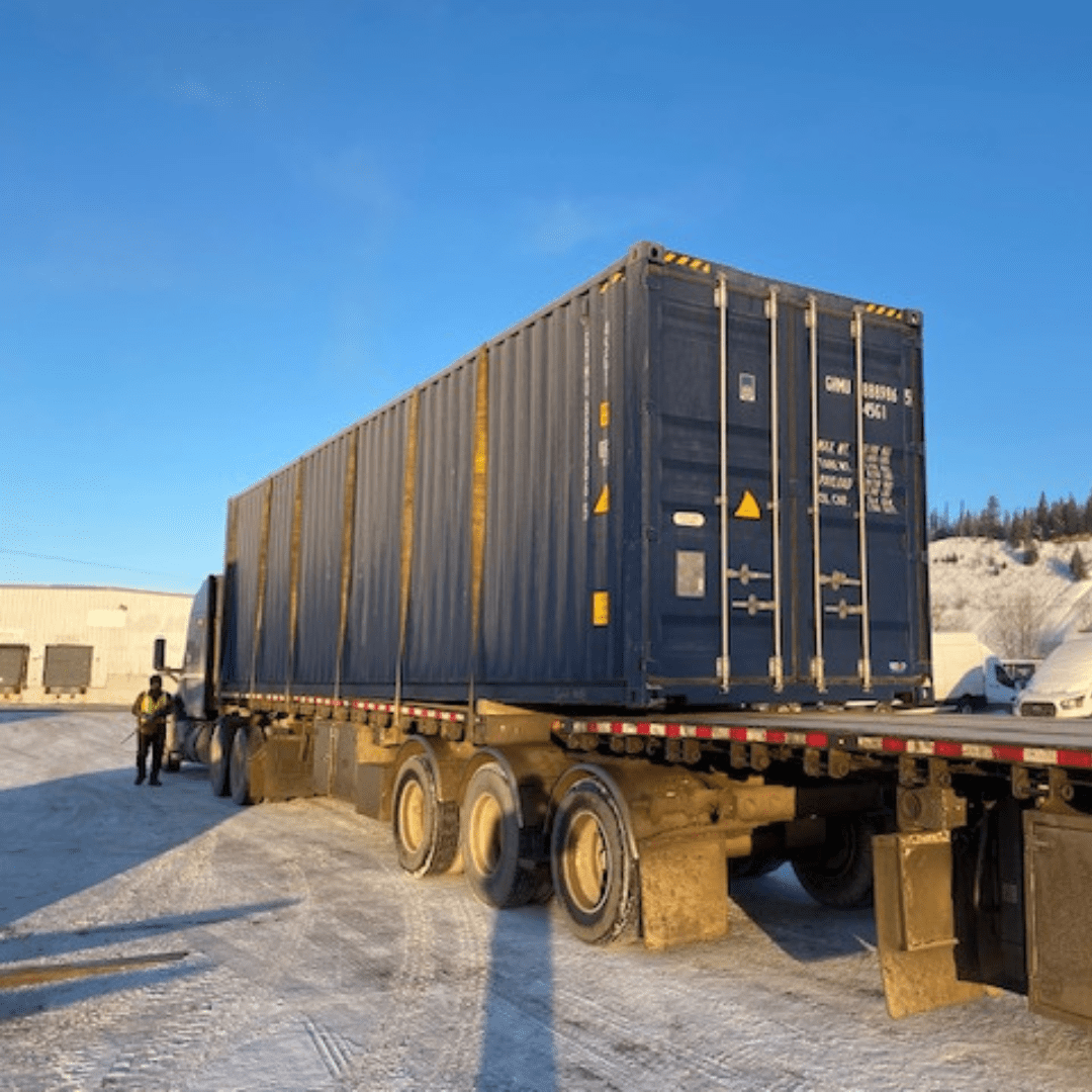 40’HC Multi trip Shipping Container – Blue - Custom Cubes
