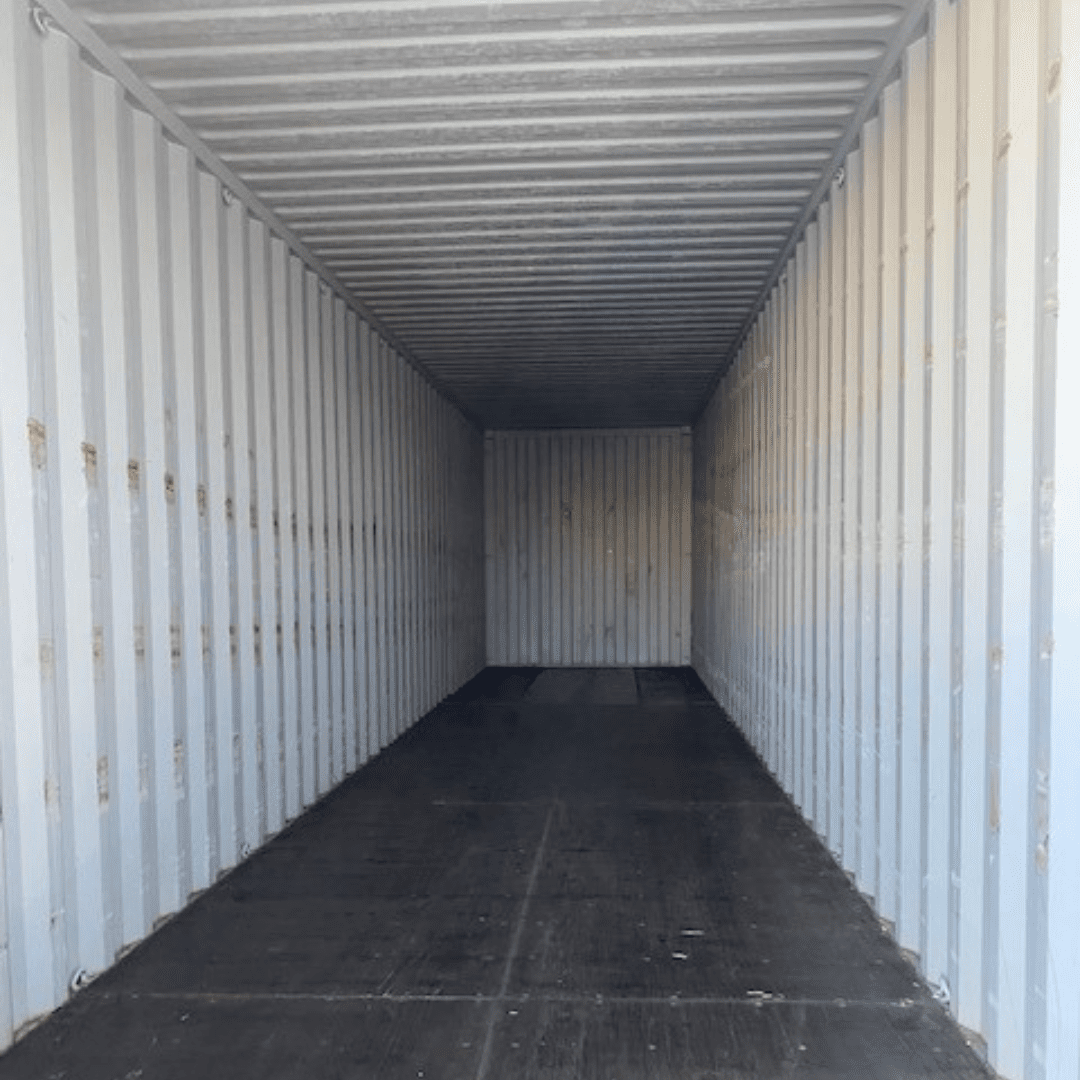 40’HC Multi trip Shipping Container – Blue - Custom Cubes