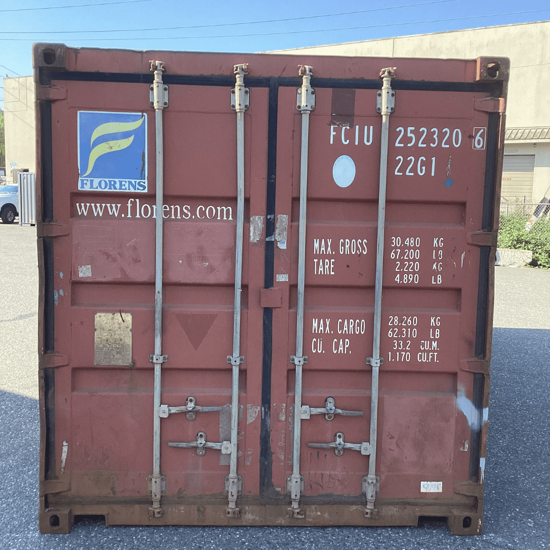 20′ Used Container with Framed Opening - Custom Cubes