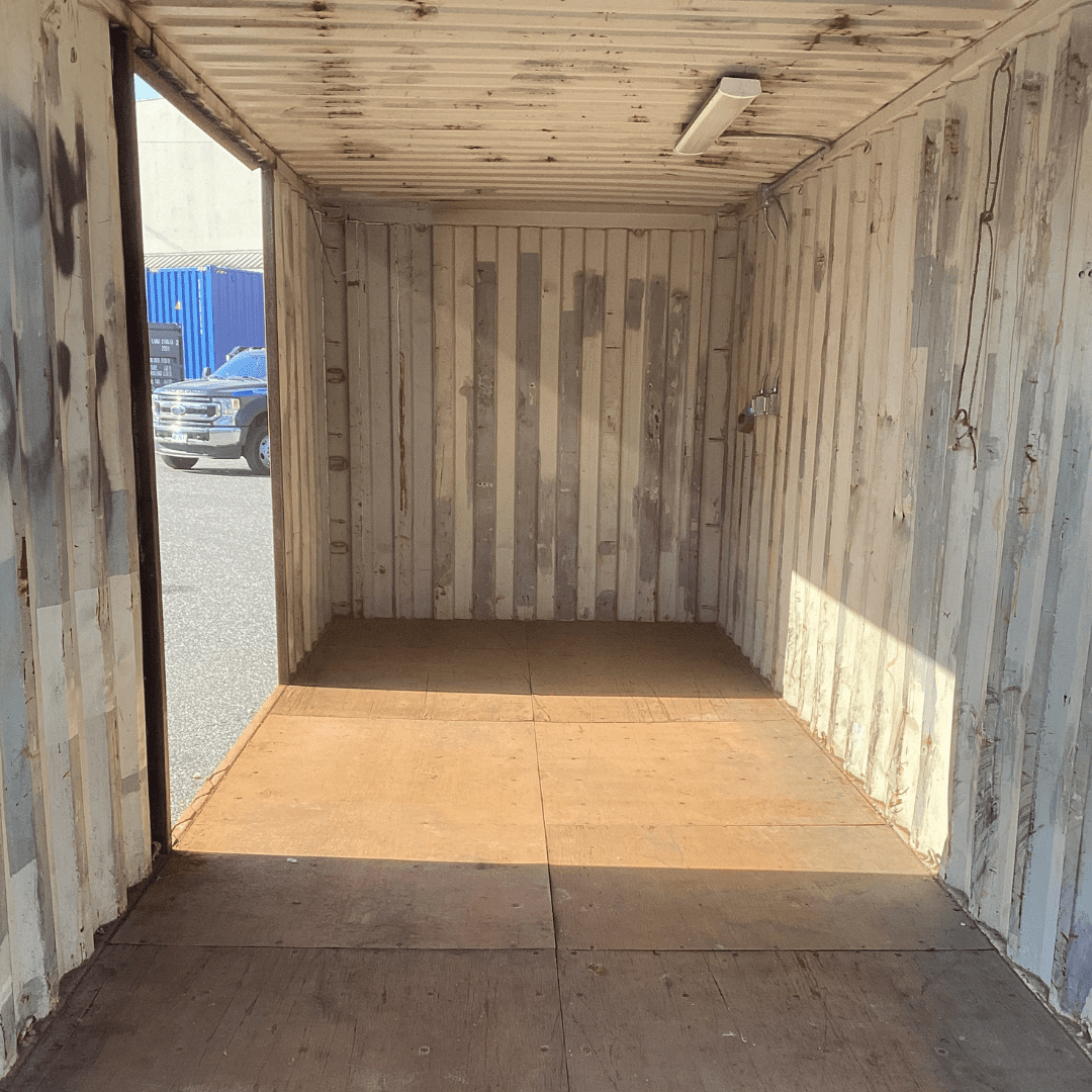 20′ Used Container with Framed Opening - Custom Cubes