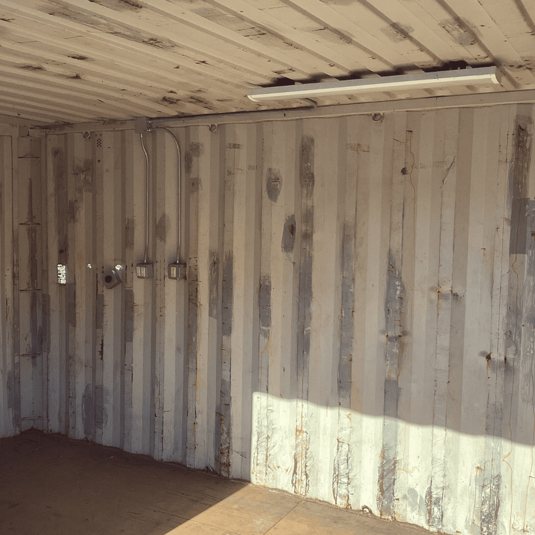 20′ Used Container with Framed Opening - Custom Cubes