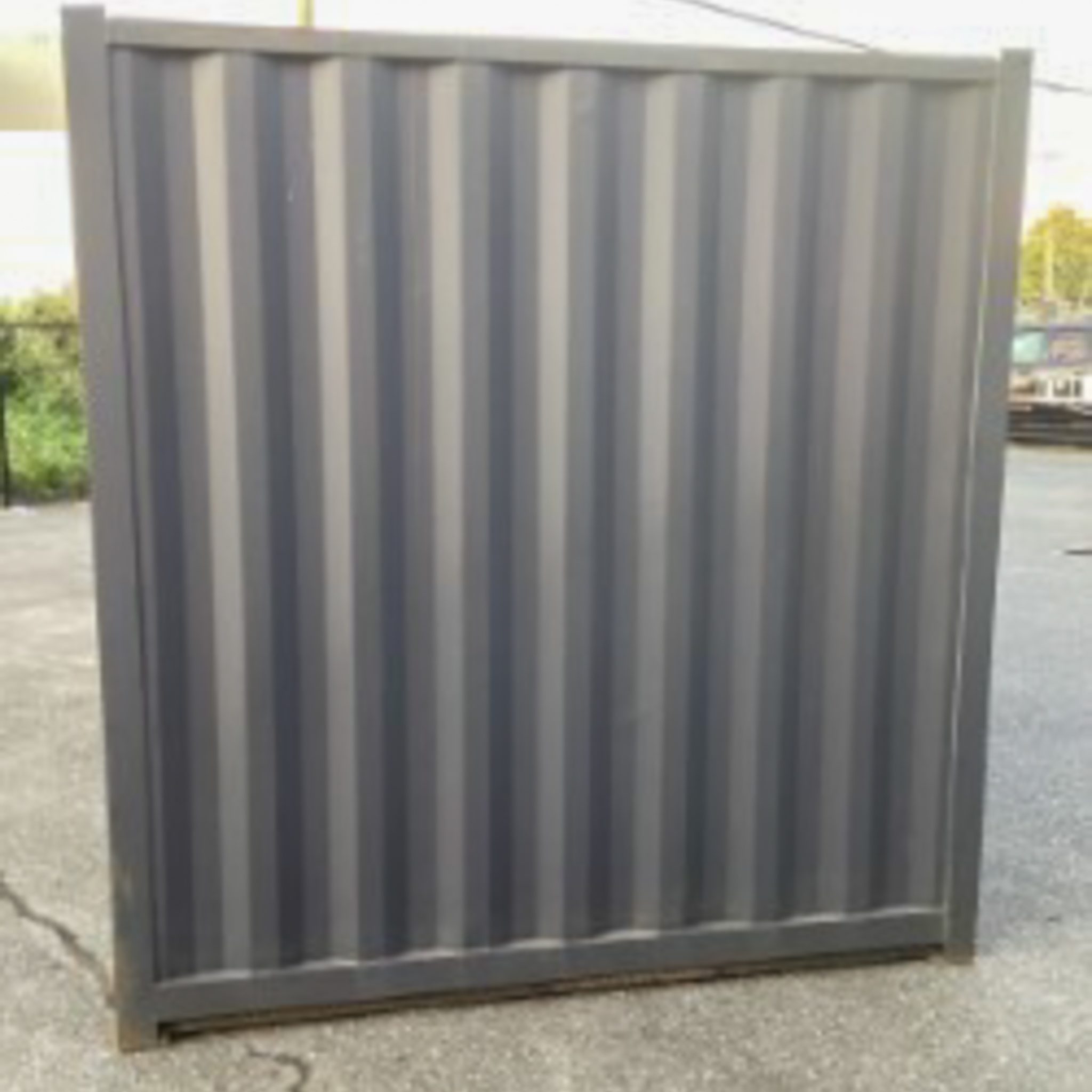 25’ Custom Length Container – Slate Grey Finish - Custom Cubes