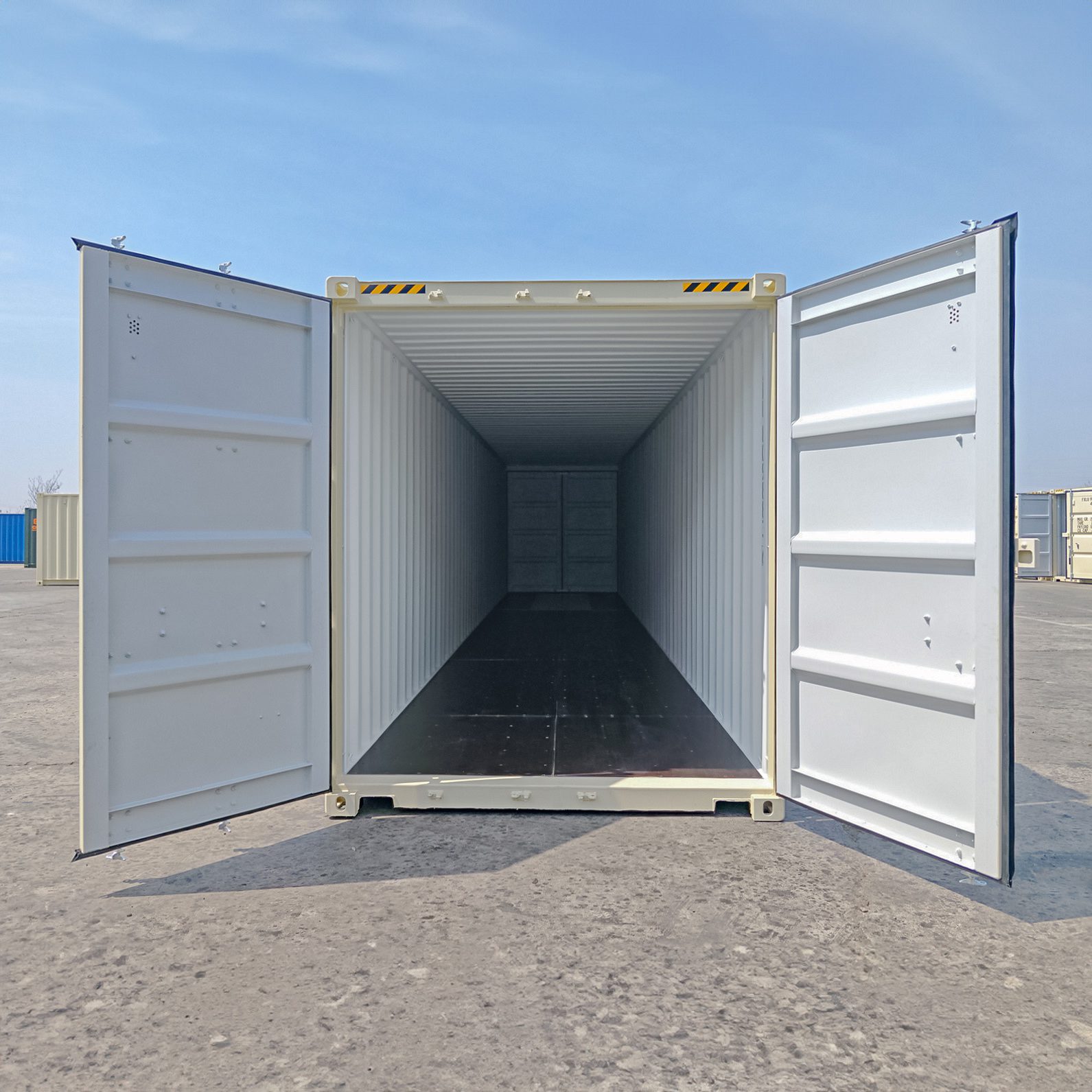 40’HC’ New (1-trip) Double Door - Custom Cubes