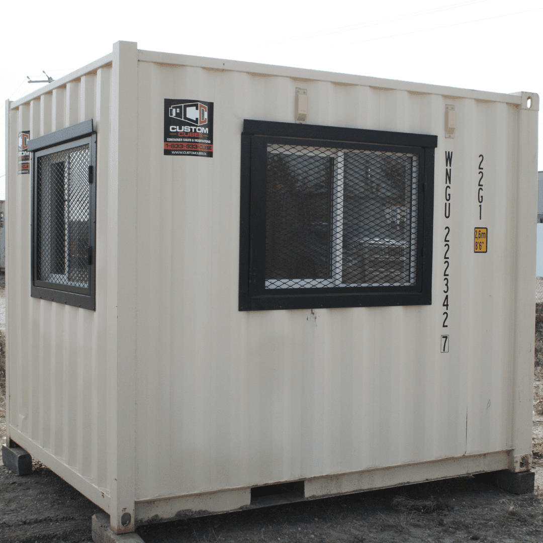 10′ Container Office – Plywood - Custom Cubes