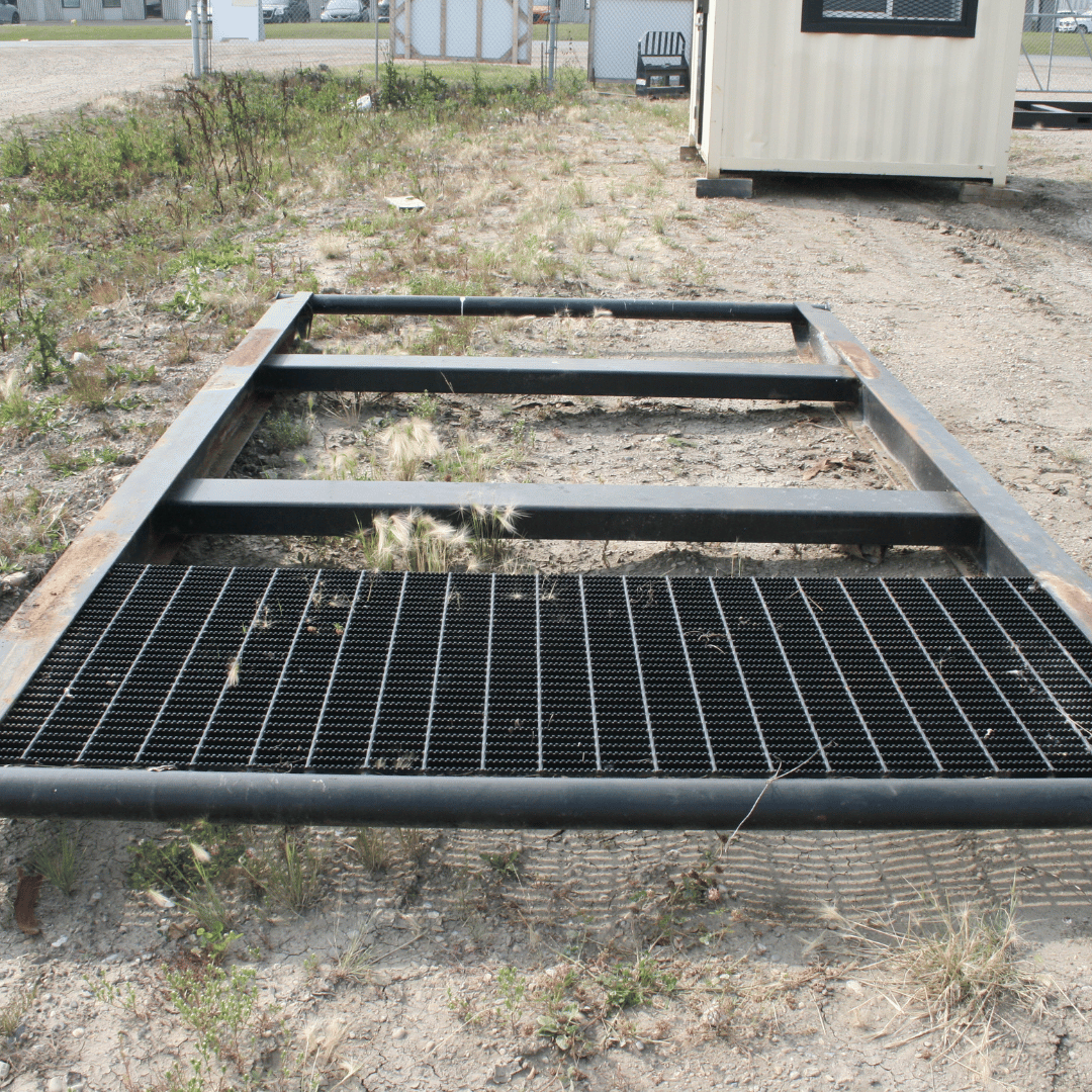 10’ Weld-On Skid for Shipping Containers #1 - Custom Cubes