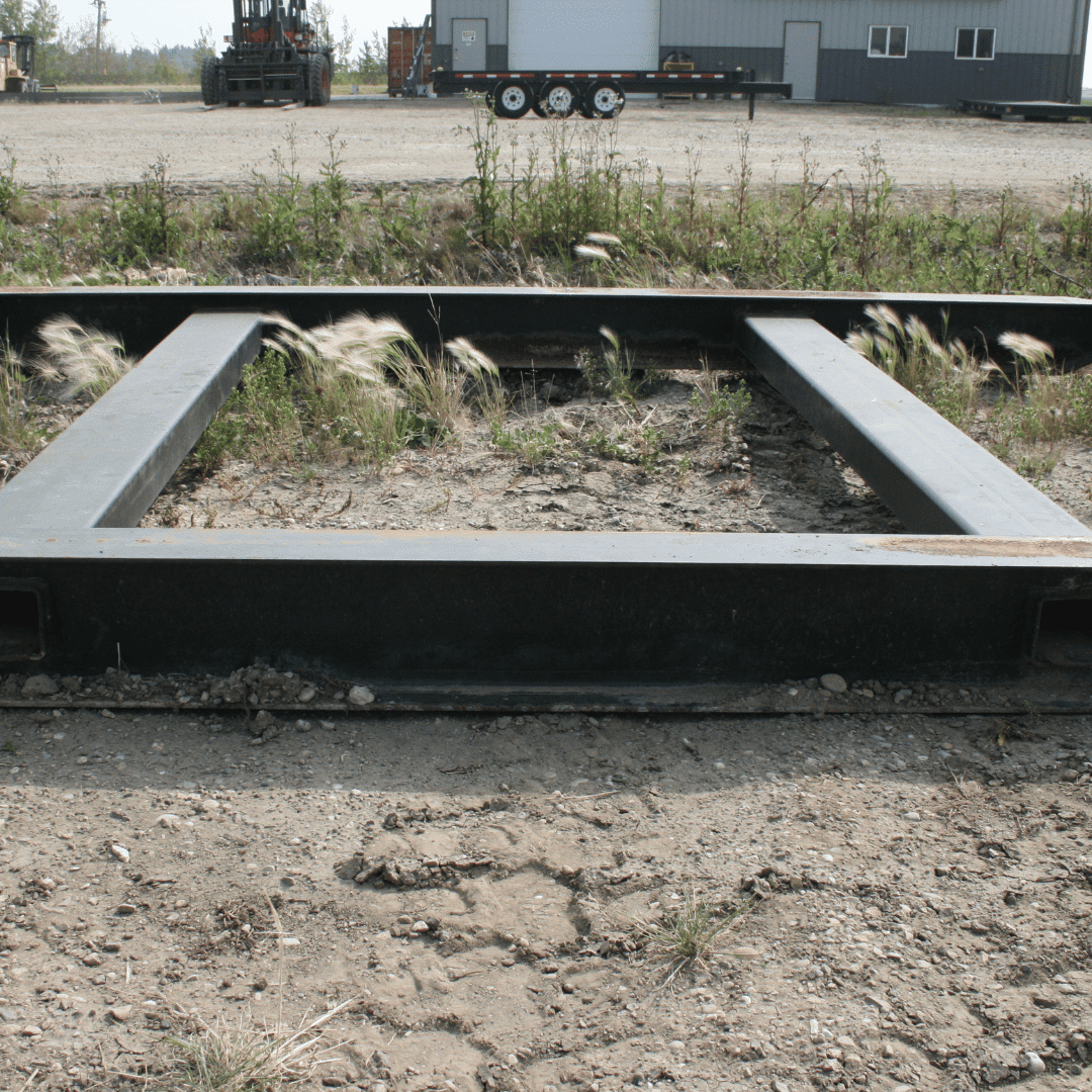 10’ Weld-On Skid for Shipping Containers #1 - Custom Cubes