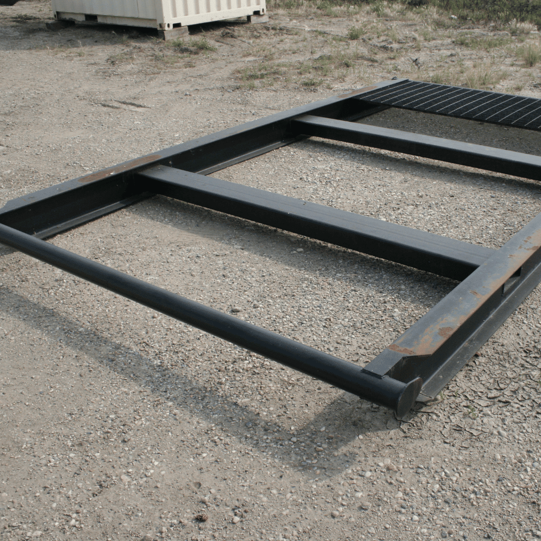 10’ Weld-On Skid for Shipping Containers #2 - Custom Cubes
