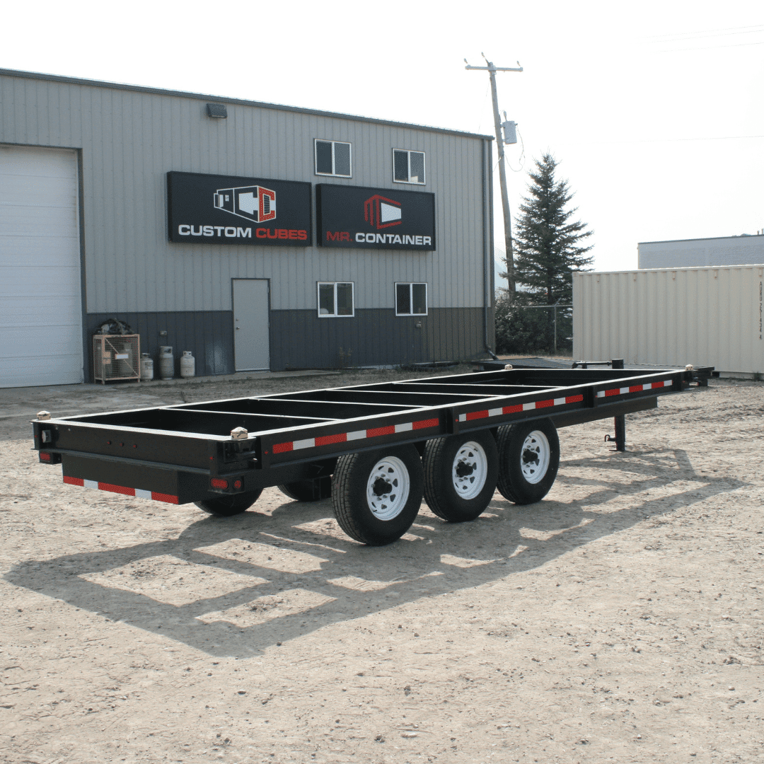 10’ Bumper Pull Container Trailer - Custom Cubes