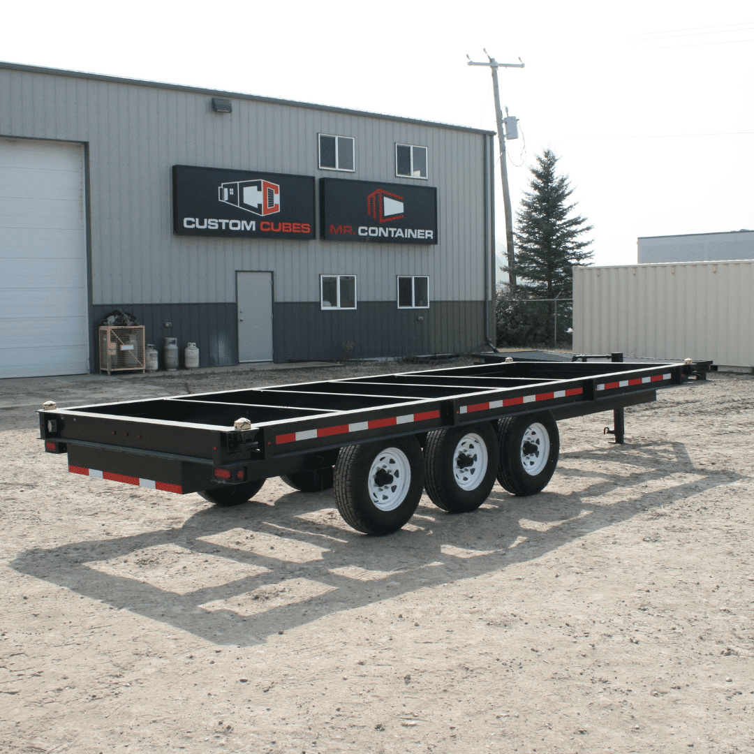 10’ Bumper Pull Container Trailer - Custom Cubes