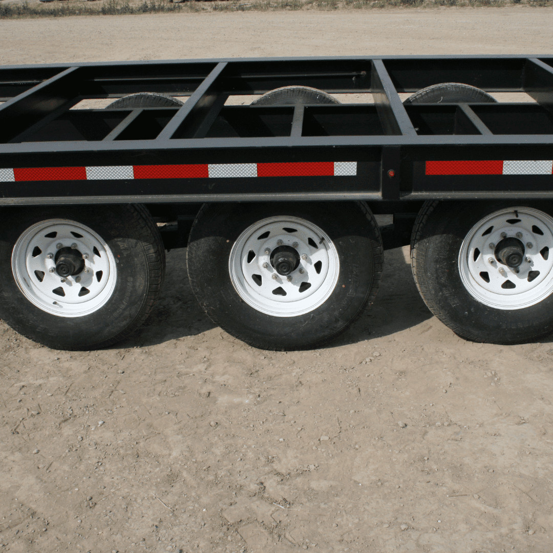 10’ Bumper Pull Container Trailer - Custom Cubes