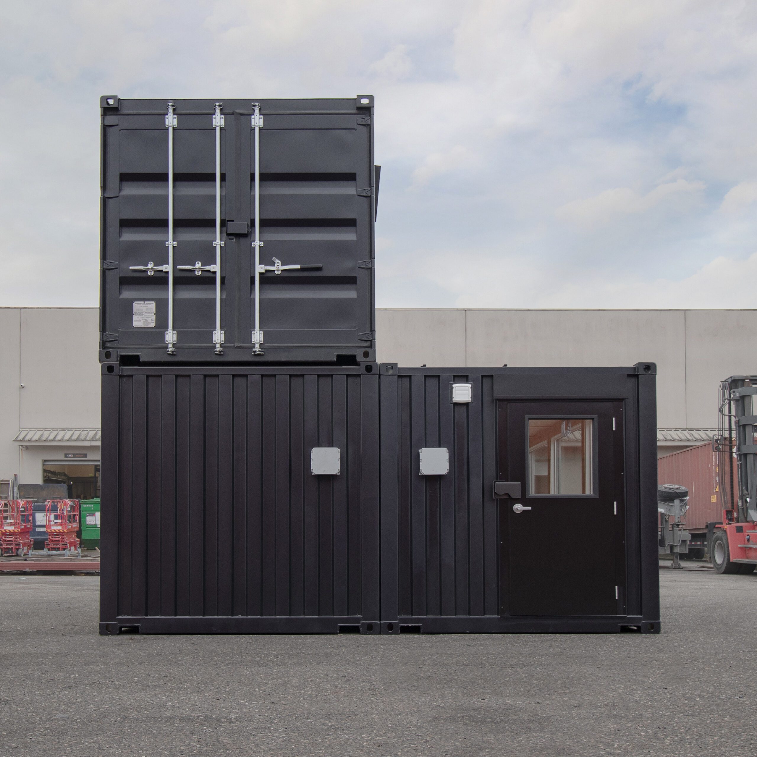 CONTAINER OFFICE BUILD-OUT – WAREHOUSE UPGRADE - Custom Cubes